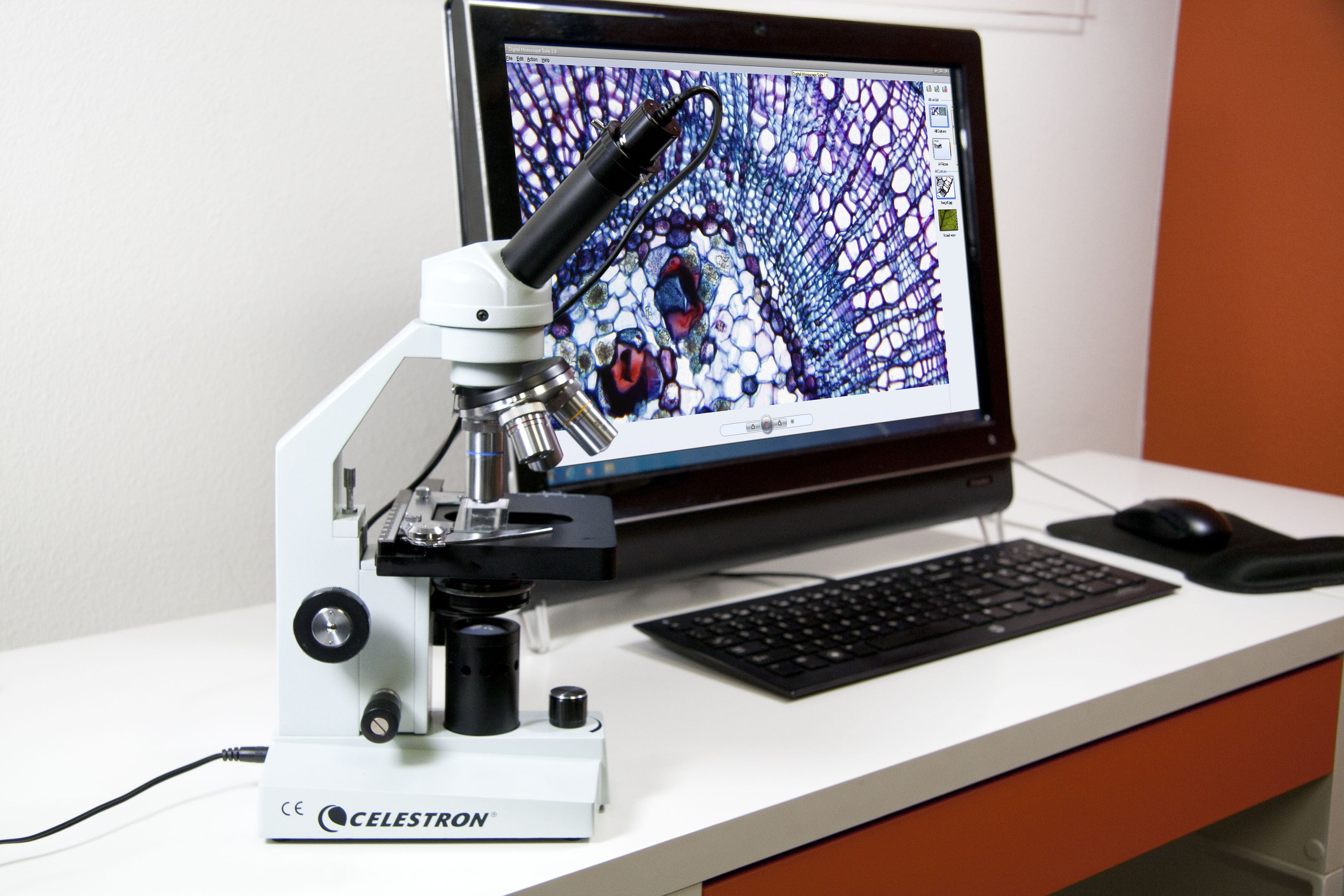 Celestron Labs Digital Microscope Imager Mikroskopkamera 2MP