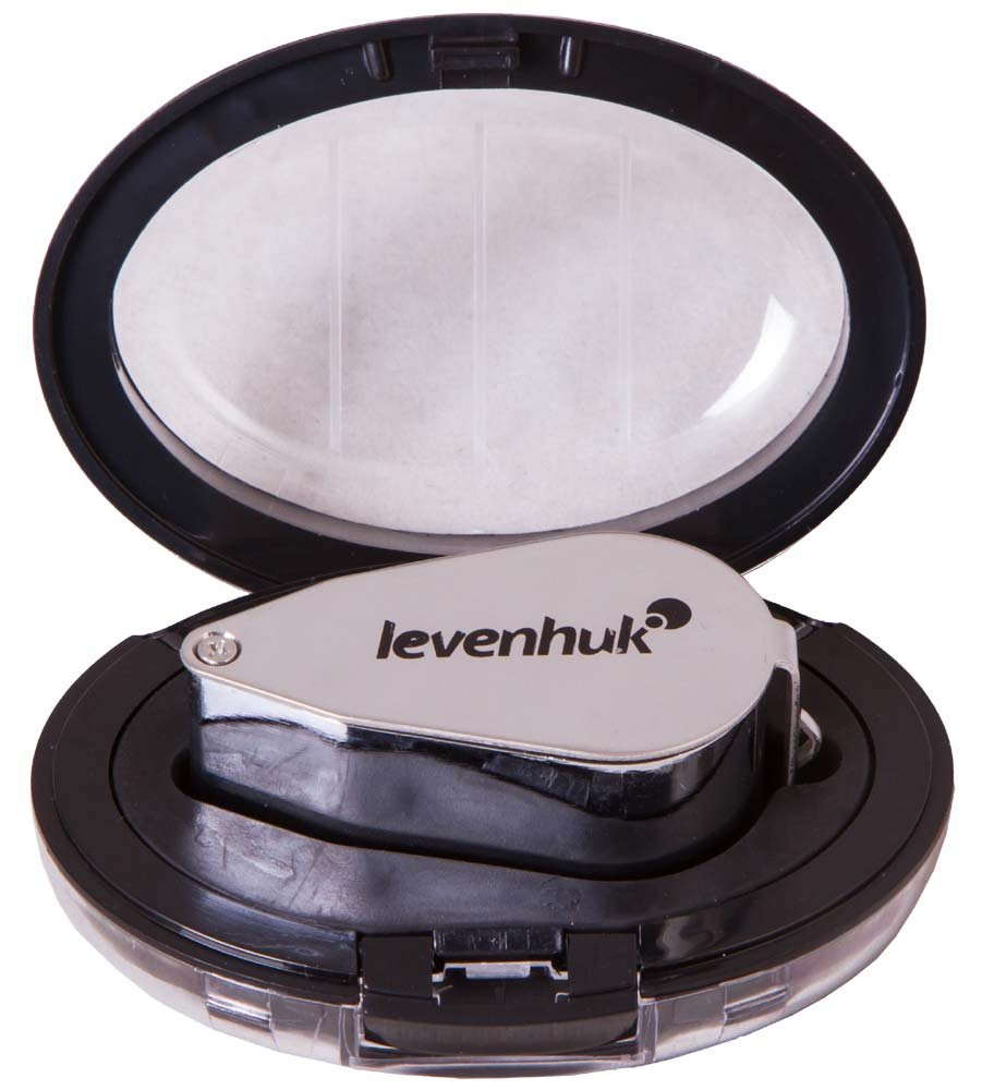 Levenhuk Zeno Gem M11 Faltlupe 40x LED UV Etui