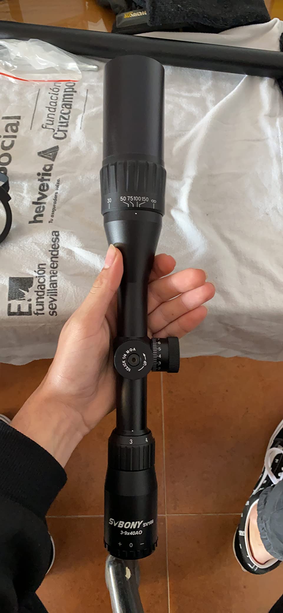 SVBONY SV166 3-9x40 Zielfernrohr Mil-Dot 20mm Picatinny