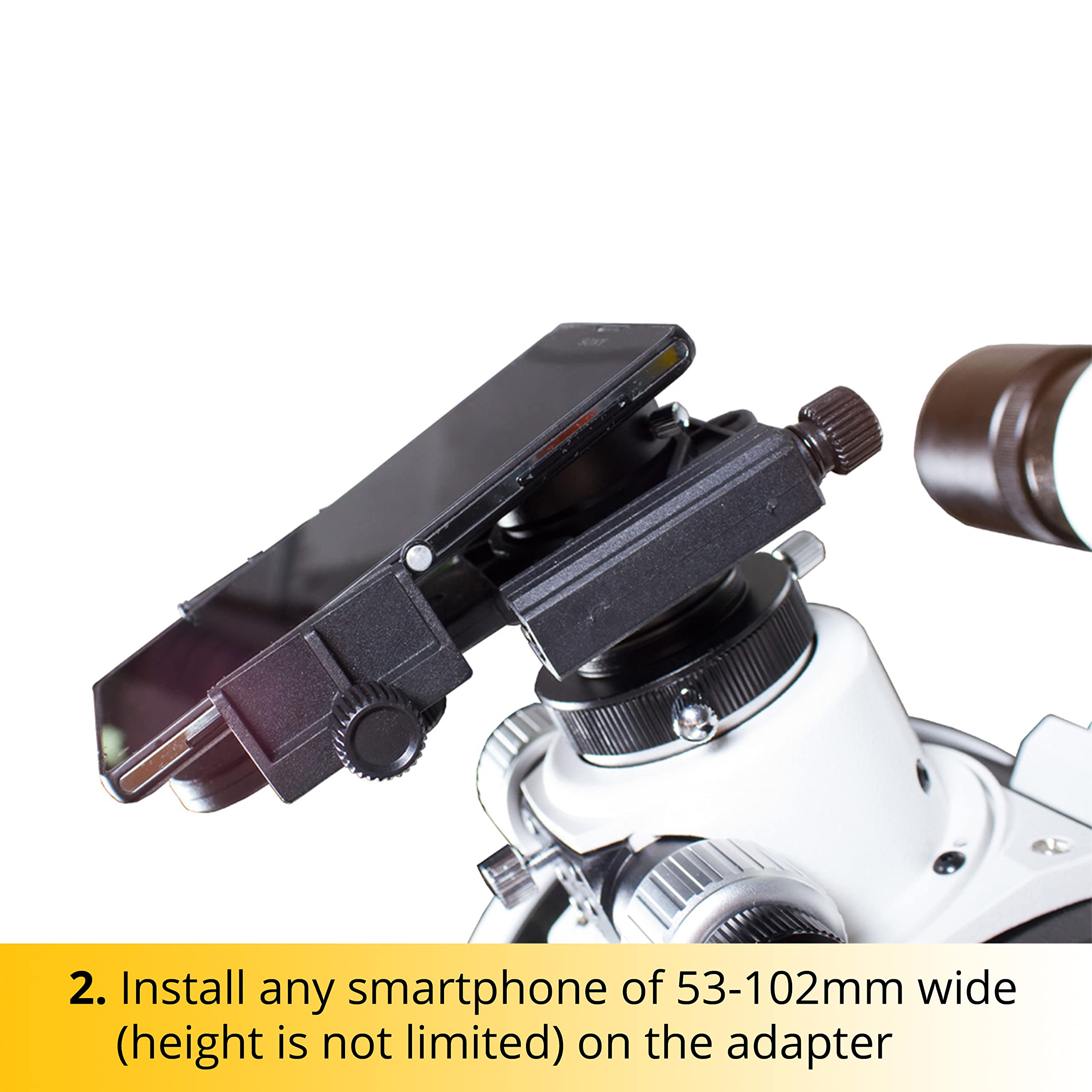 Levenhuk A10 Smartphone-Adapter für Teleskop Mikroskop