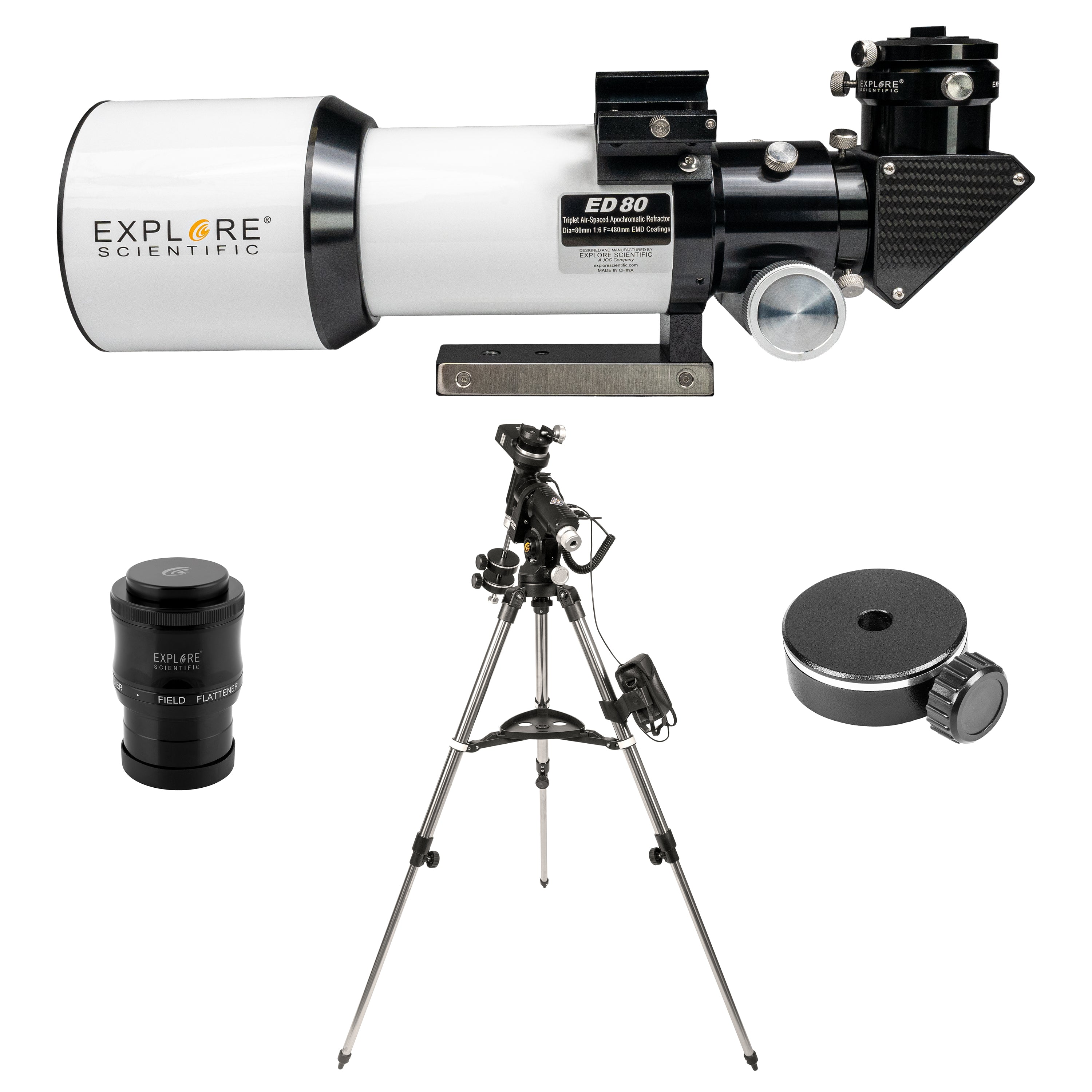 Explore Scientific ED80 Essential APO Refraktor 80mm Bundle