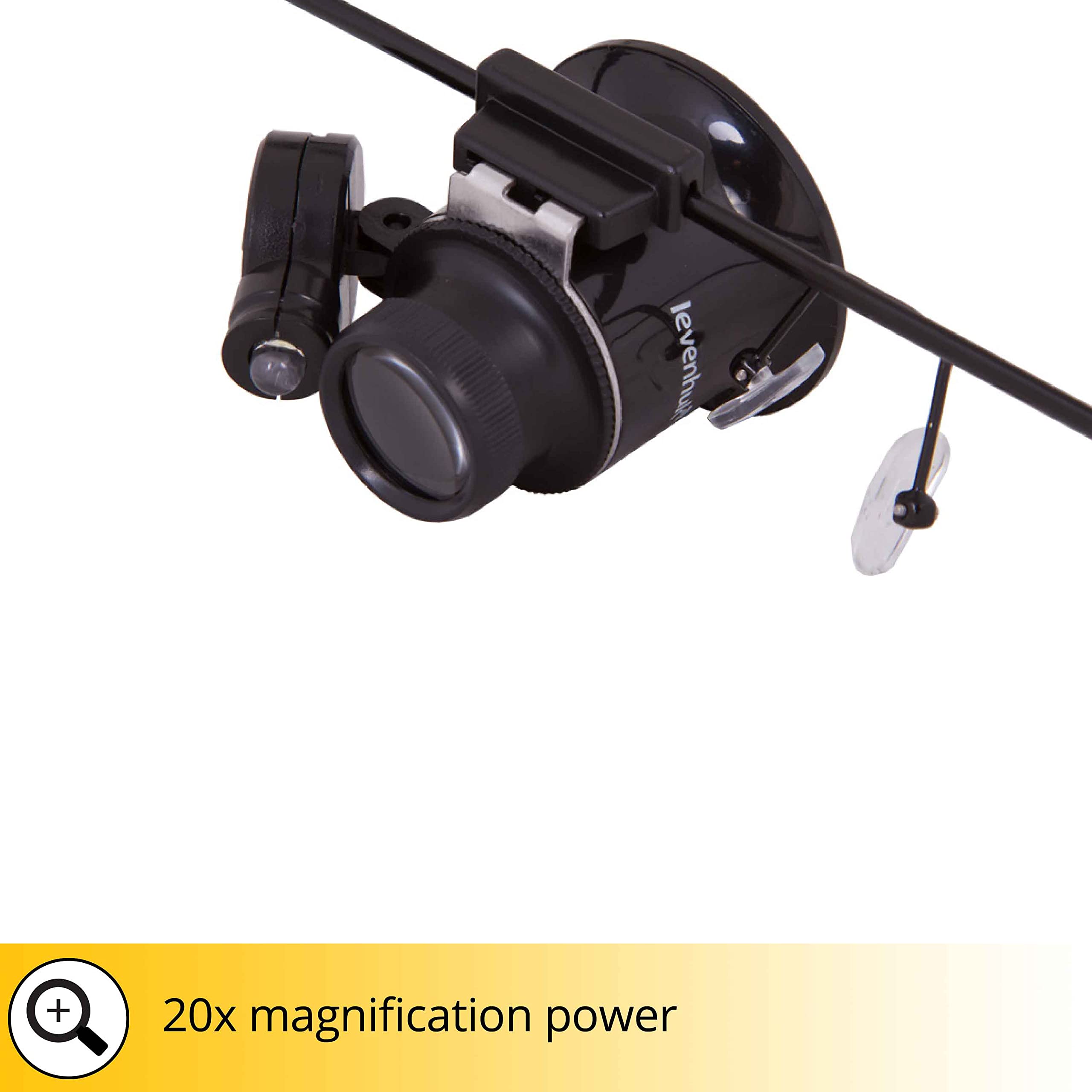 Levenhuk Zeno Vizor G1 Lupenbrille LED 20x