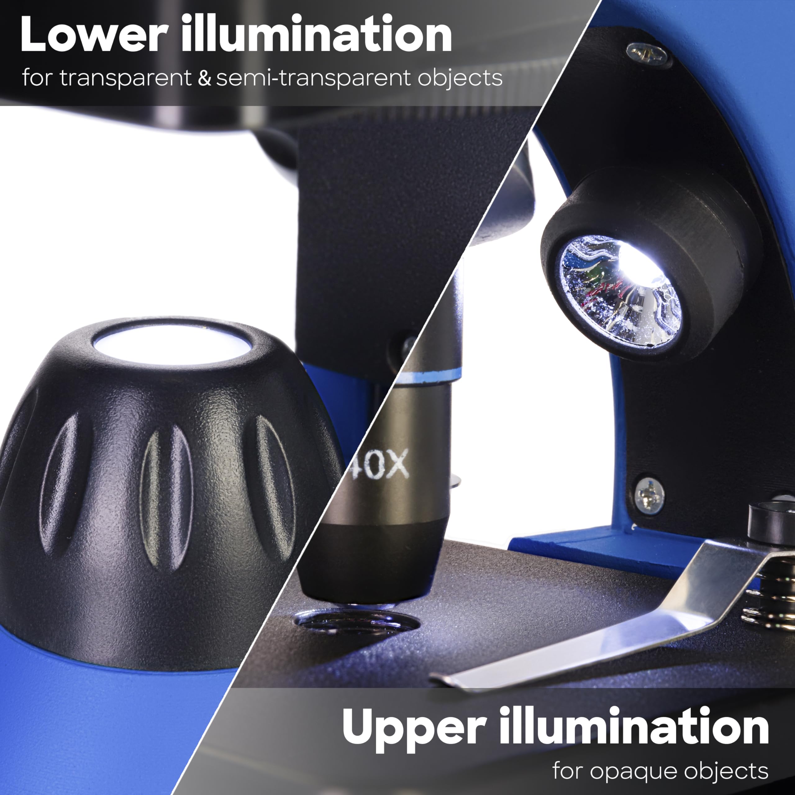 Levenhuk Discovery Nano Gravity Mikroskop 40-400x Englisch