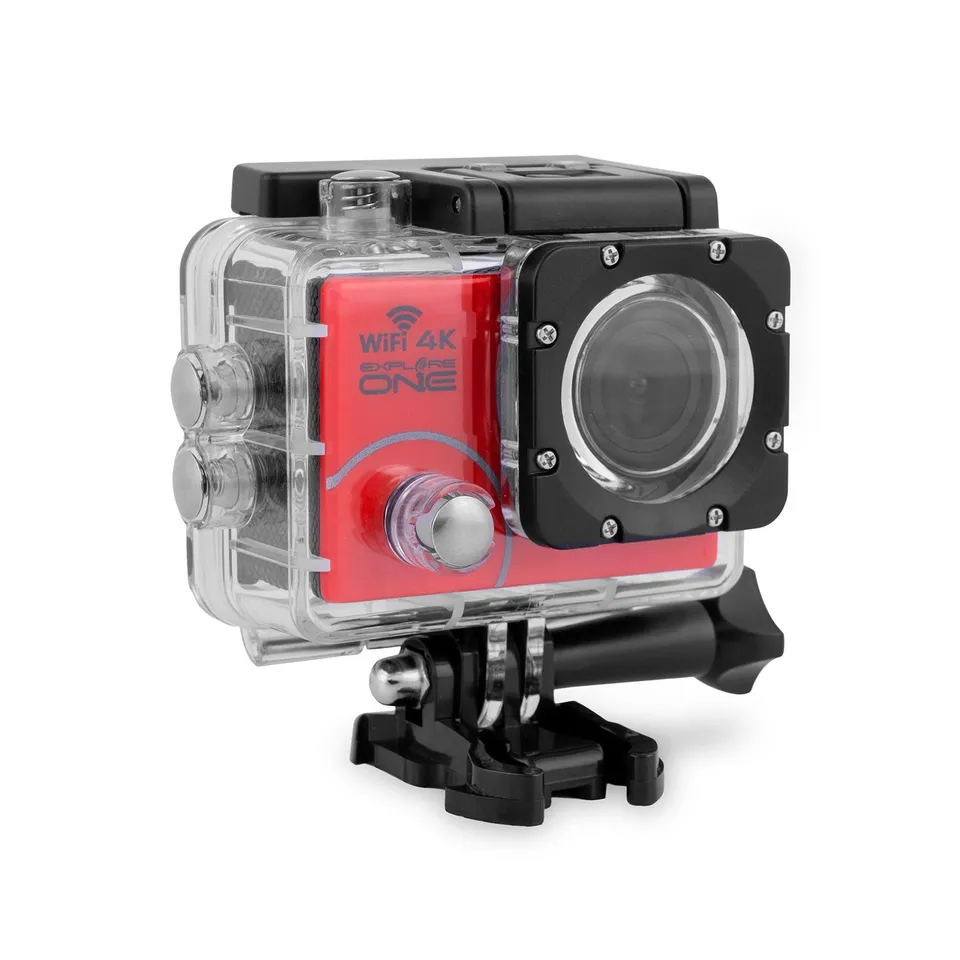 ExploreOne 4K Actioncam WiFi wasserdicht mit Zubehör