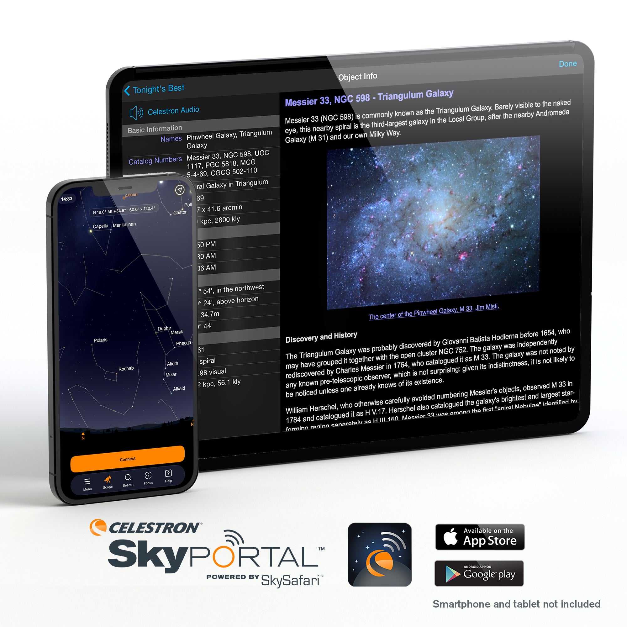 Celestron SkyPortal WLAN Modul Teleskopsteuerung App