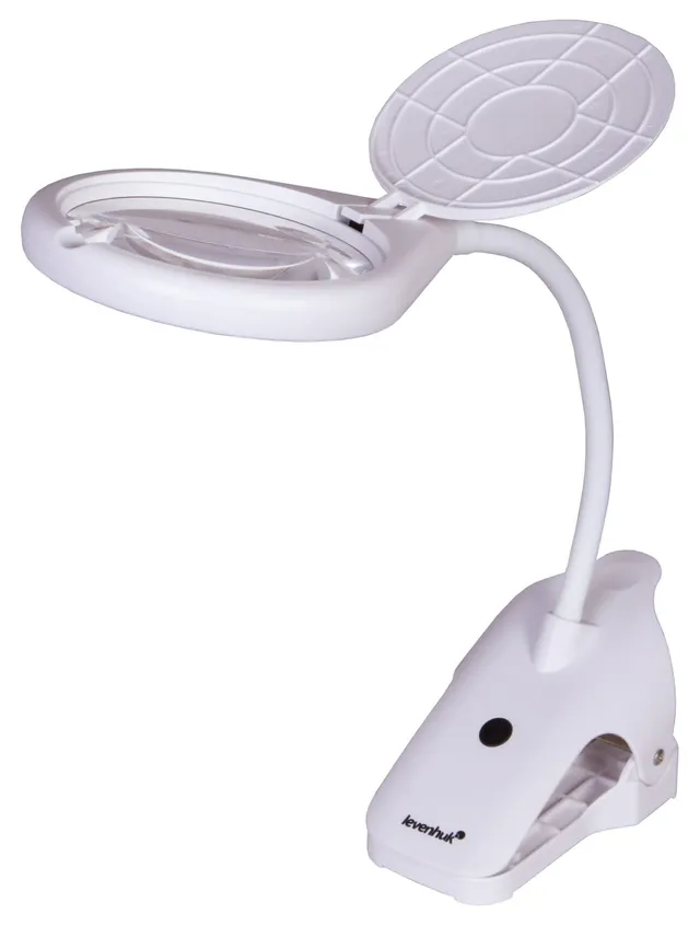Levenhuk Zeno Desk D19 Tischlupe LED Klemme 2x 6x