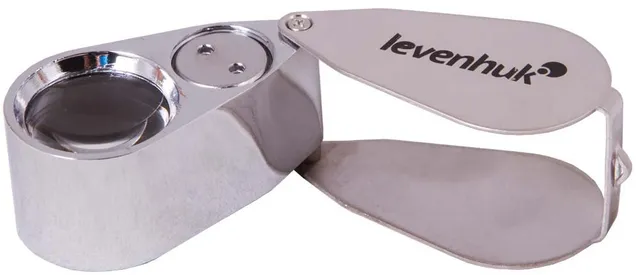 Levenhuk Zeno Gem M11 Faltlupe 40x LED UV Etui