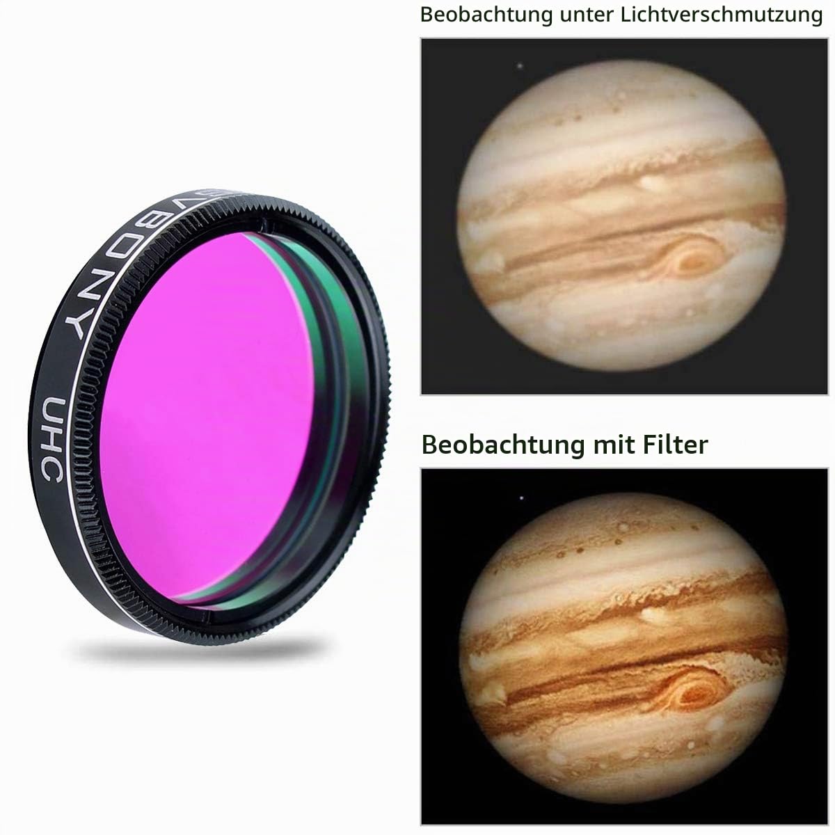 Svbony UHC Filter 1,25 Zoll Nebelfilter Teleskop