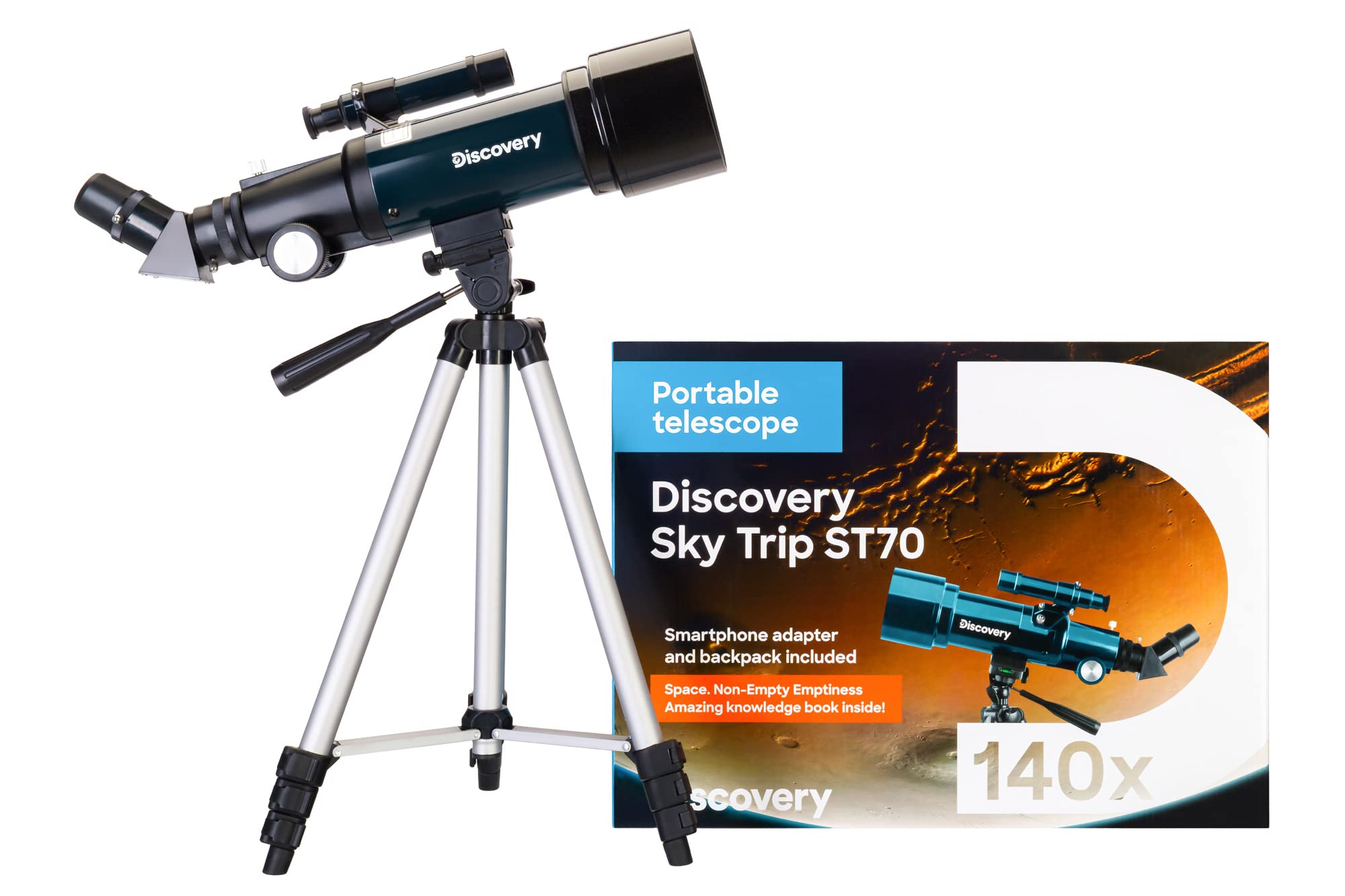 Discovery Sky Trip ST70 Teleskop 70 mm mit Rucksack englisch