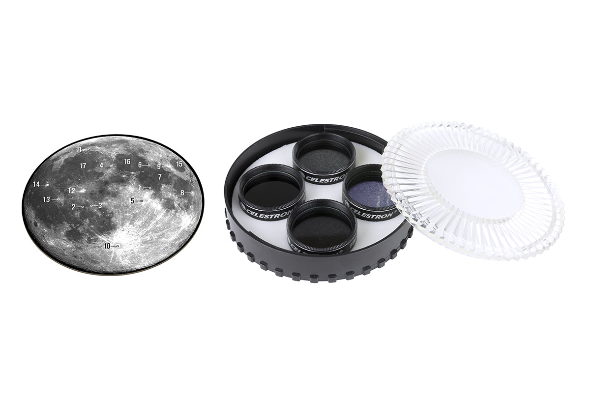 Celestron Moon Filter Set Mondfilter 1,25 Zoll 3-teilig