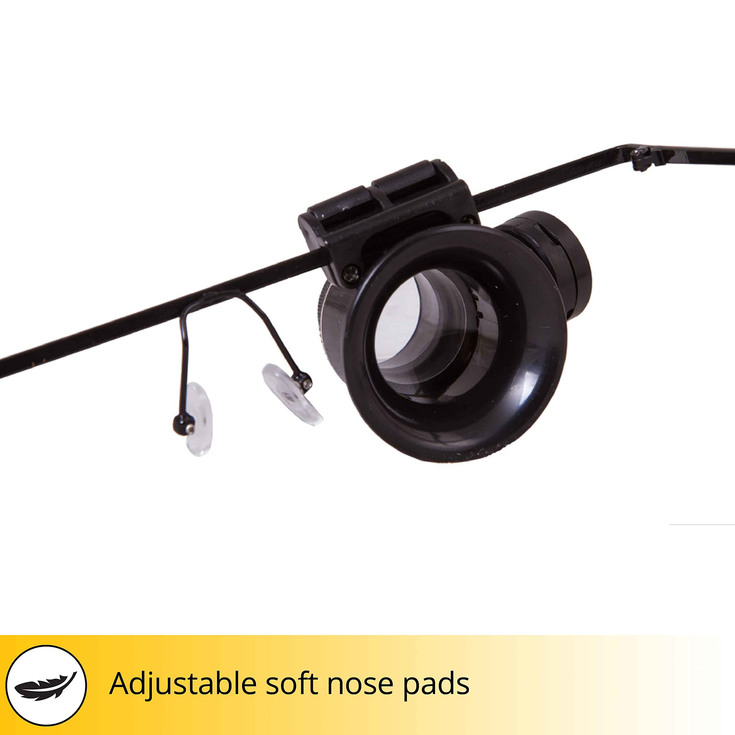 Levenhuk Zeno Vizor G1 Lupenbrille LED 20x