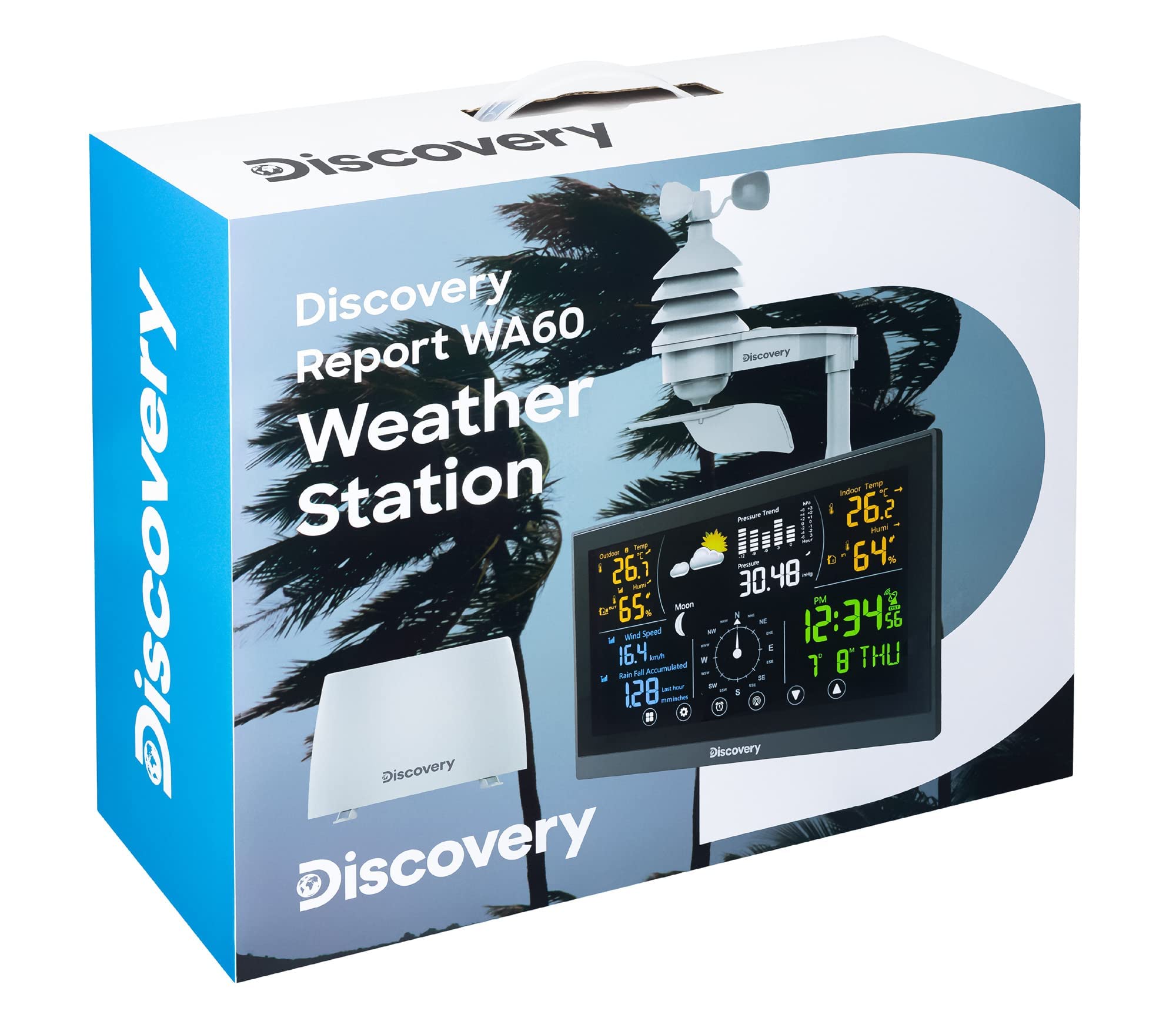 Discovery Report WA60 Wetterstation Wind Regen Luftdruck