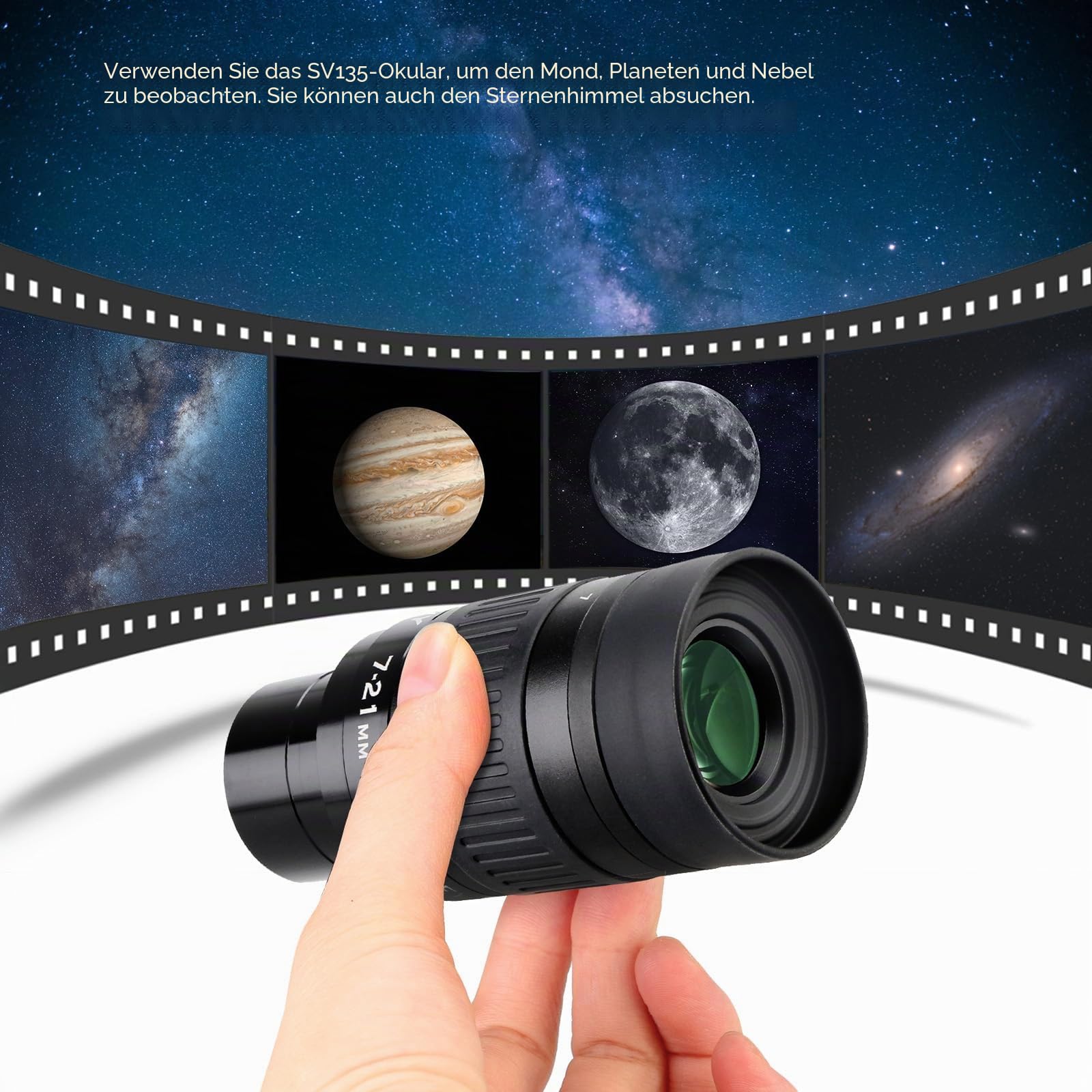 SVBONY SV135 Zoom-Okular 7-21mm 1,25 Zoll 57°-40° Weitwinkel