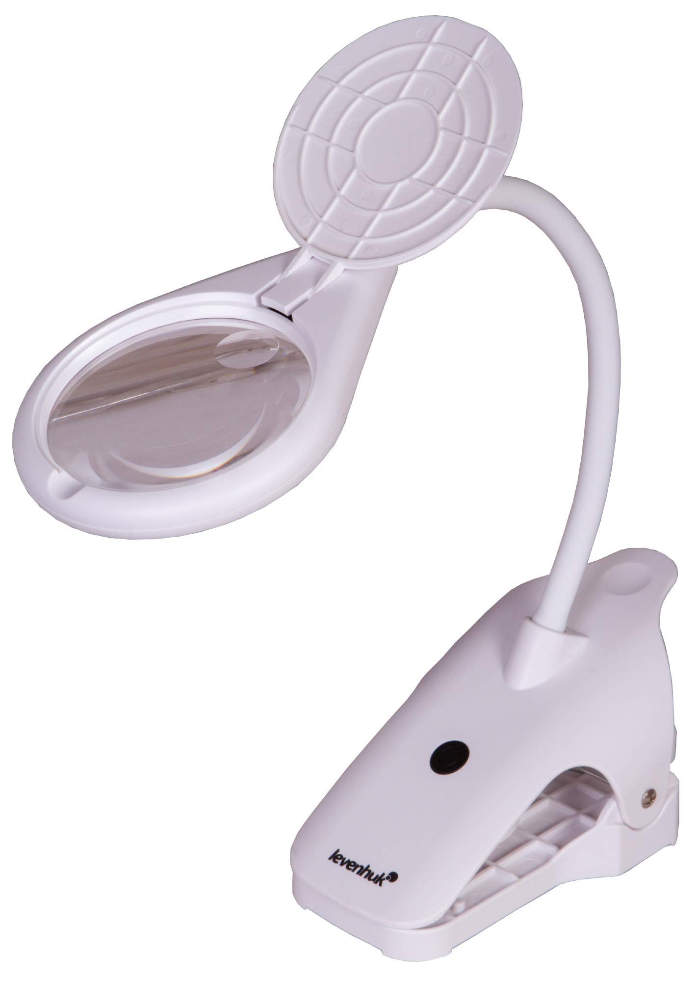 Levenhuk Zeno Desk D15 Tischlupe LED Klemme 2,5x 6x