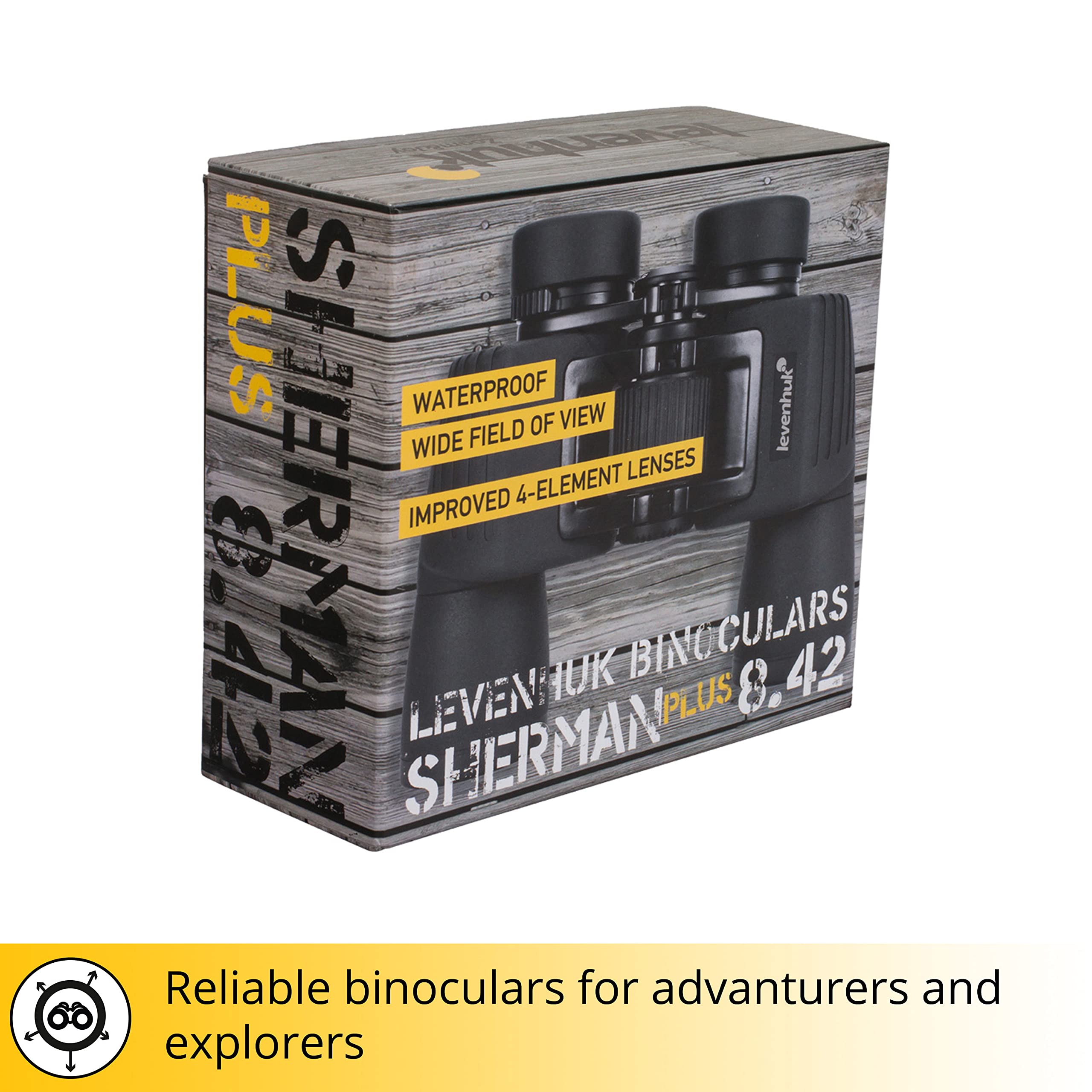 Levenhuk Sherman Plus 8x42 Fernglas Porro wasserdicht