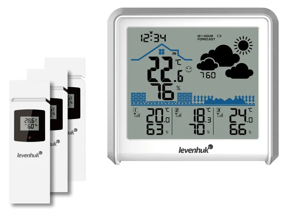 Levenhuk Wezzer Plus LP50 Wetterstation mit Barometer