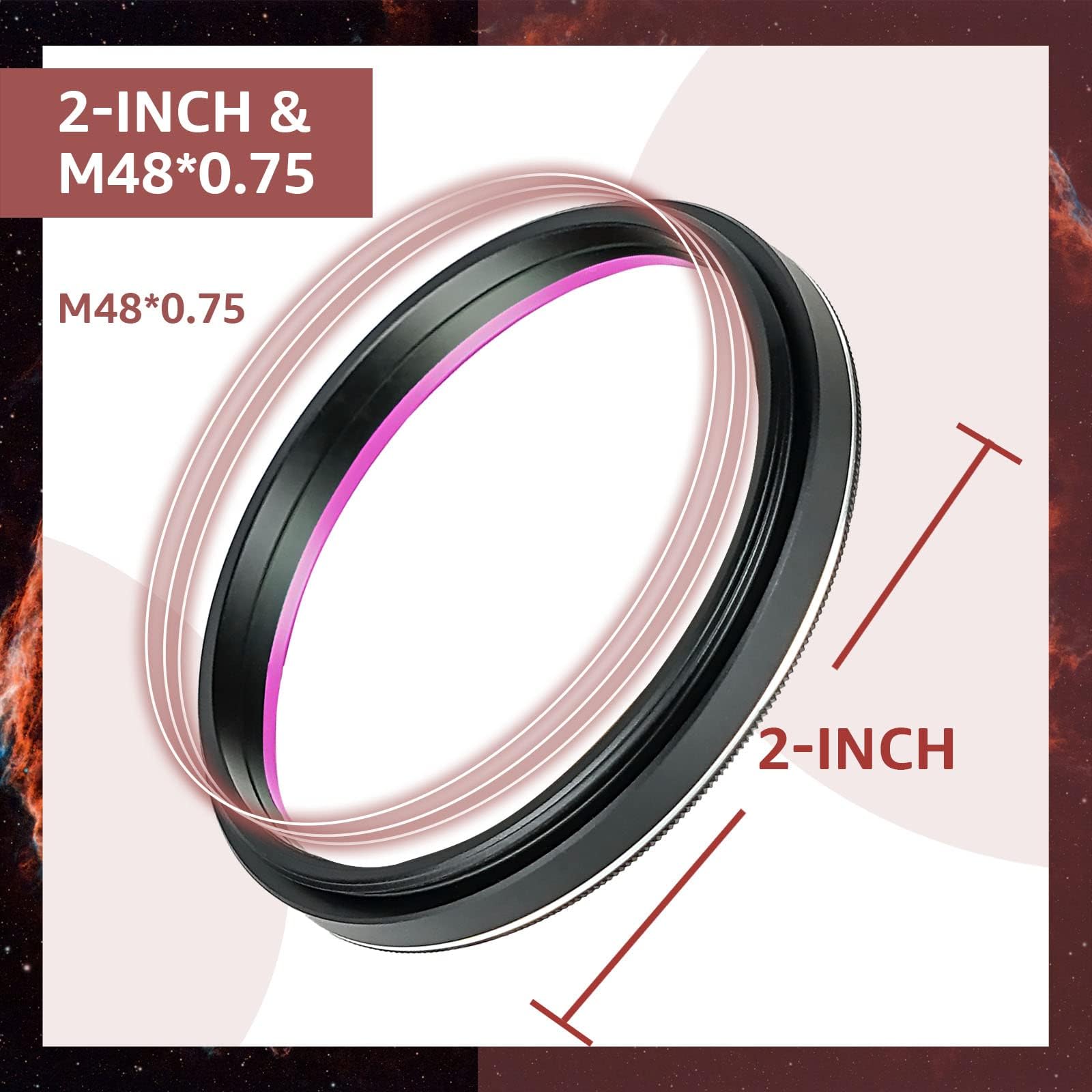 SVBONY SV220 7nm 2 Zoll Dualband Teleskopfilter H-Alpha O-III