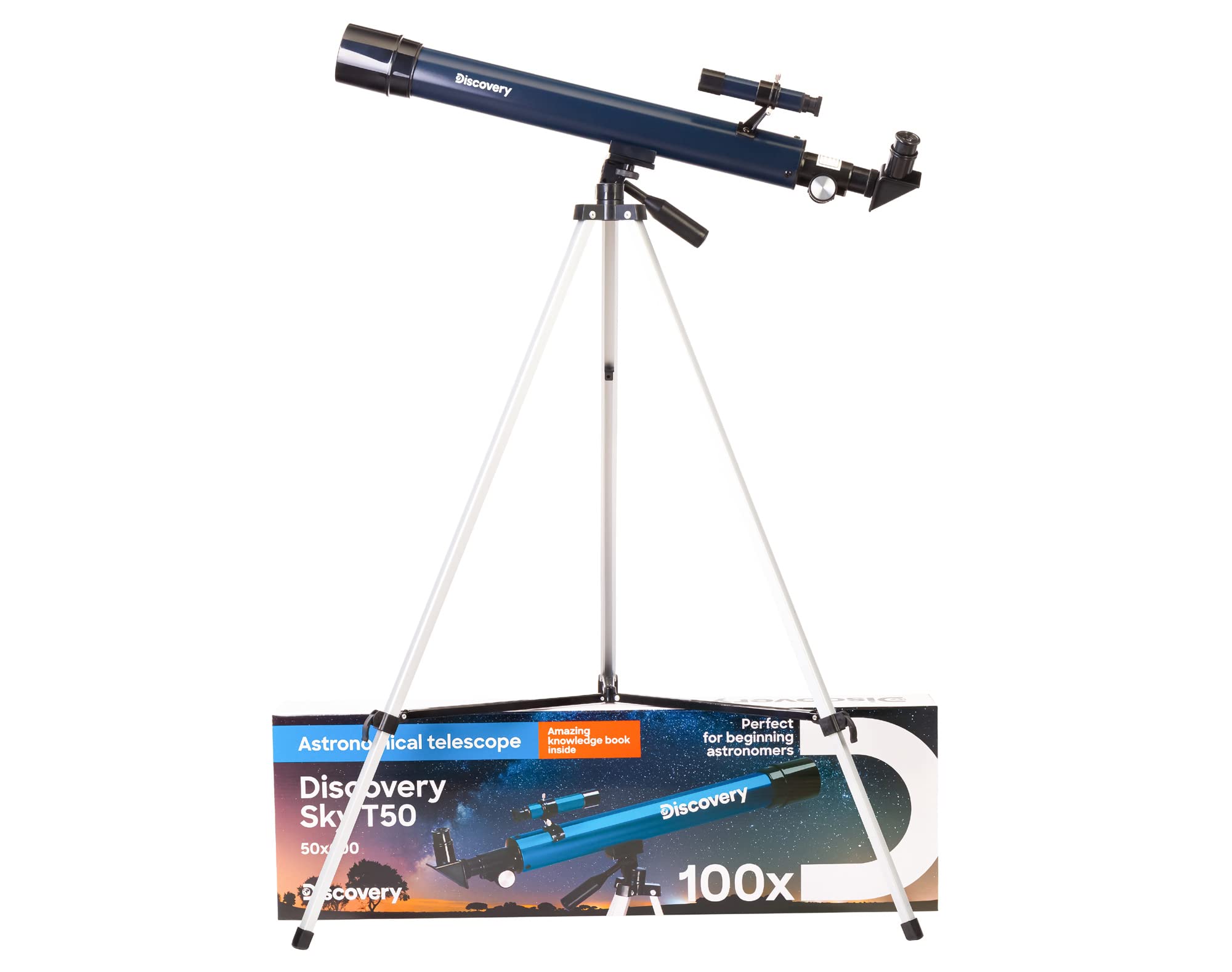 Discovery Sky T50 Teleskop 50mm Englisch Einsteiger