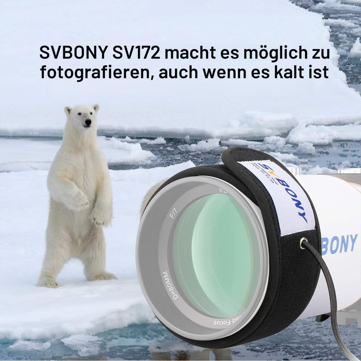 SVBONY SV172 Objektivwärmer 320mm USB Heizband