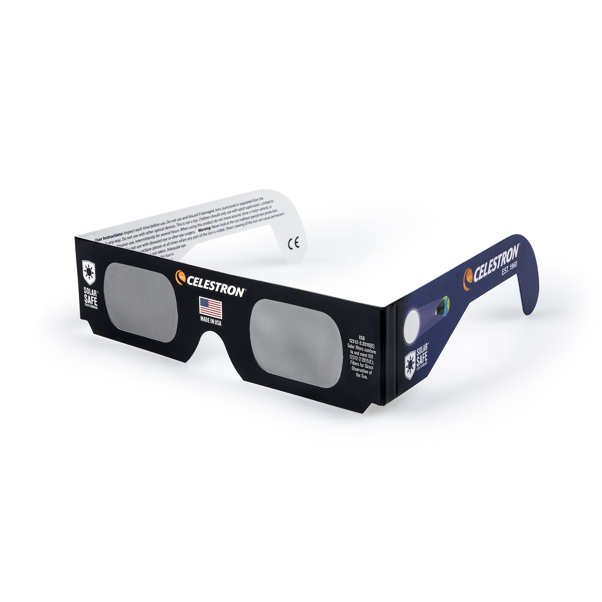 Celestron EclipSmart Sonnenfinsternisbrillen 4er Set ISO