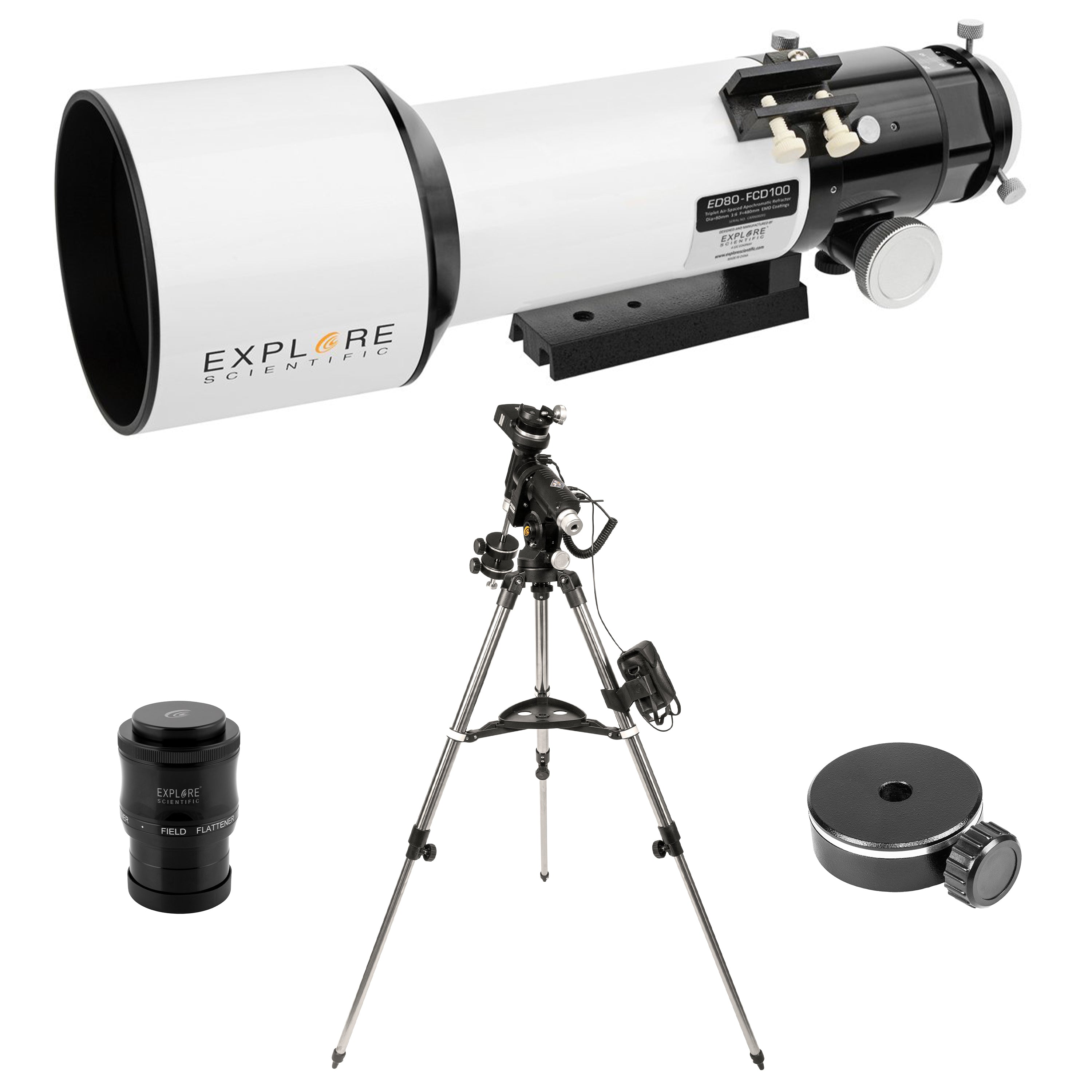 Explore Scientific ED80 FCD100 Triplet APO Refraktor Bundle 80mm