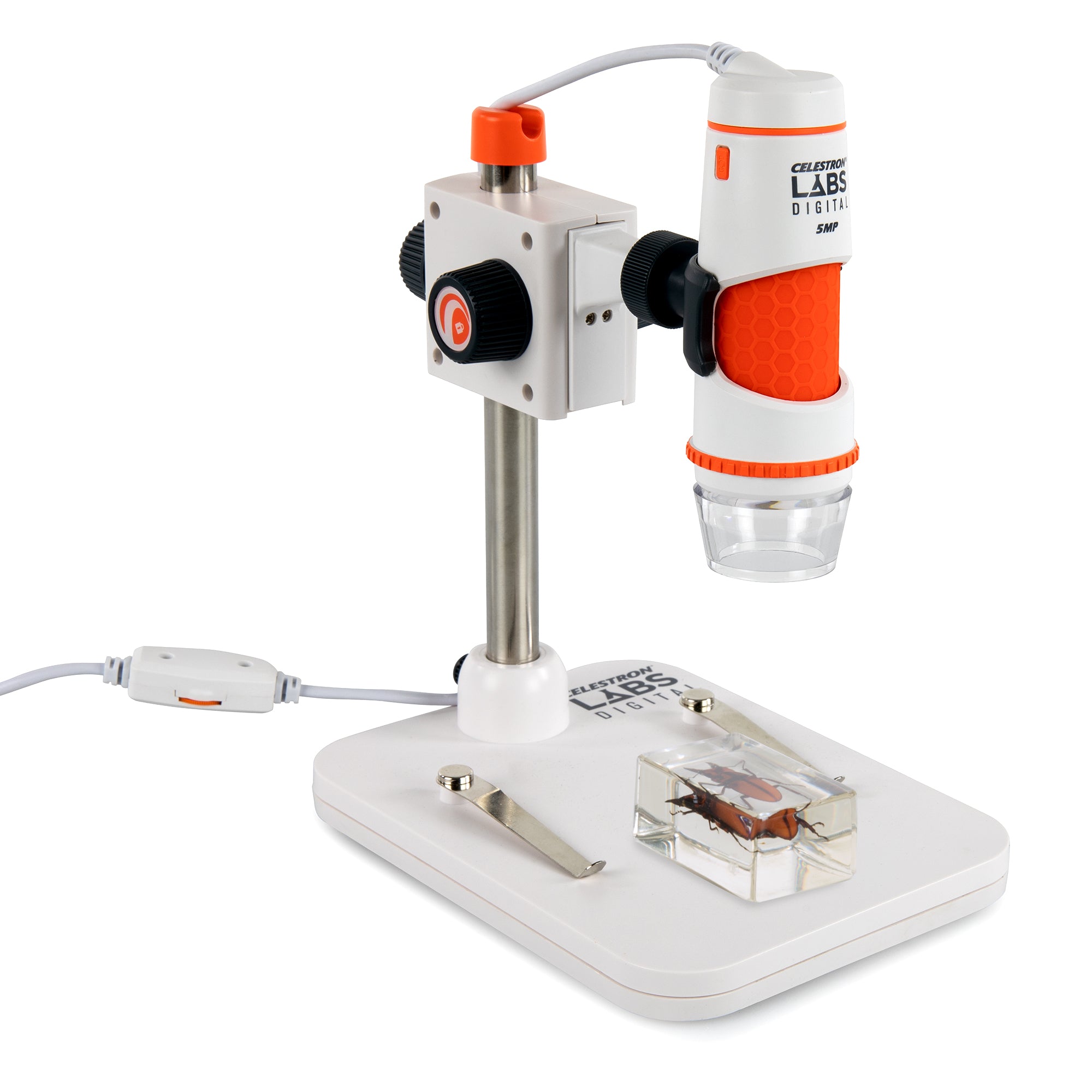 Celestron Labs Digital 5MP Handmikroskop 20x-200x USB-C