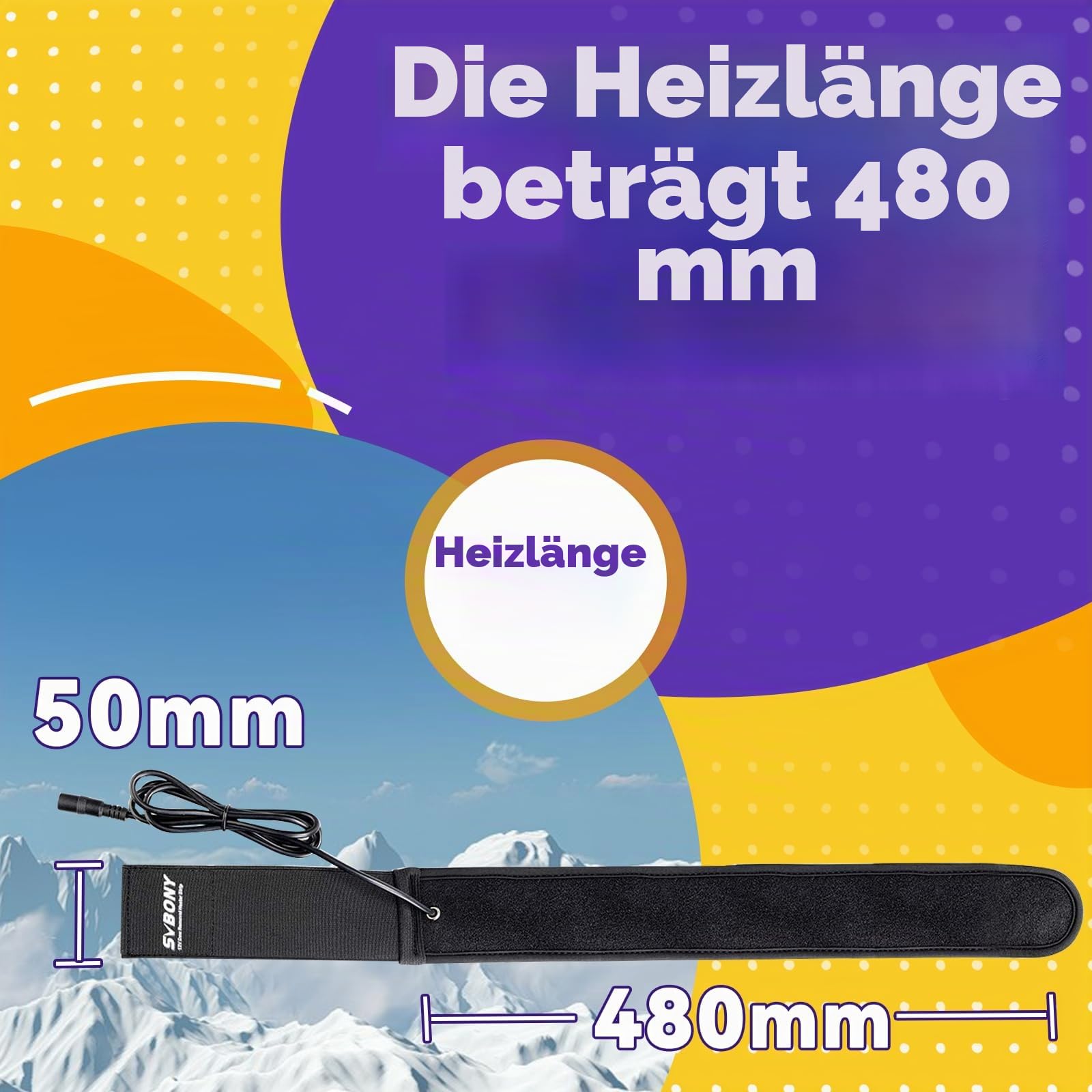 SVBONY SV192 Tauheizband 480 mm 12V 3 Stufen