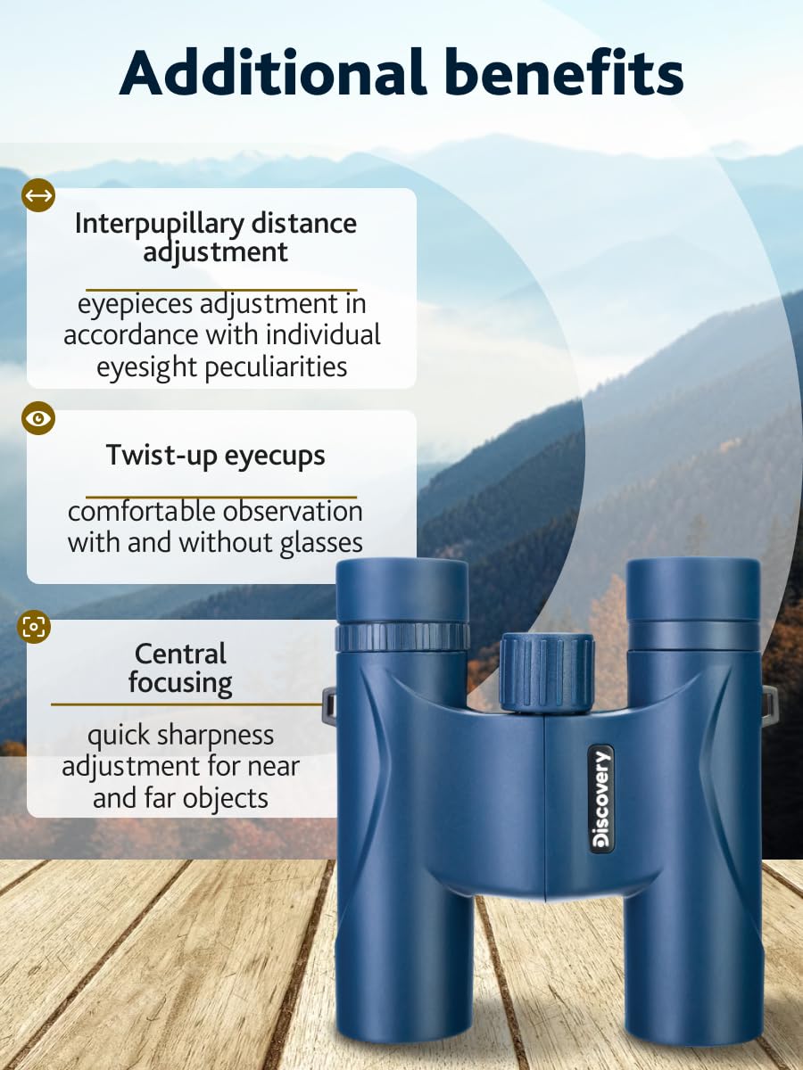 Levenhuk Discovery Elbrus 10x25 Fernglas Kompakt