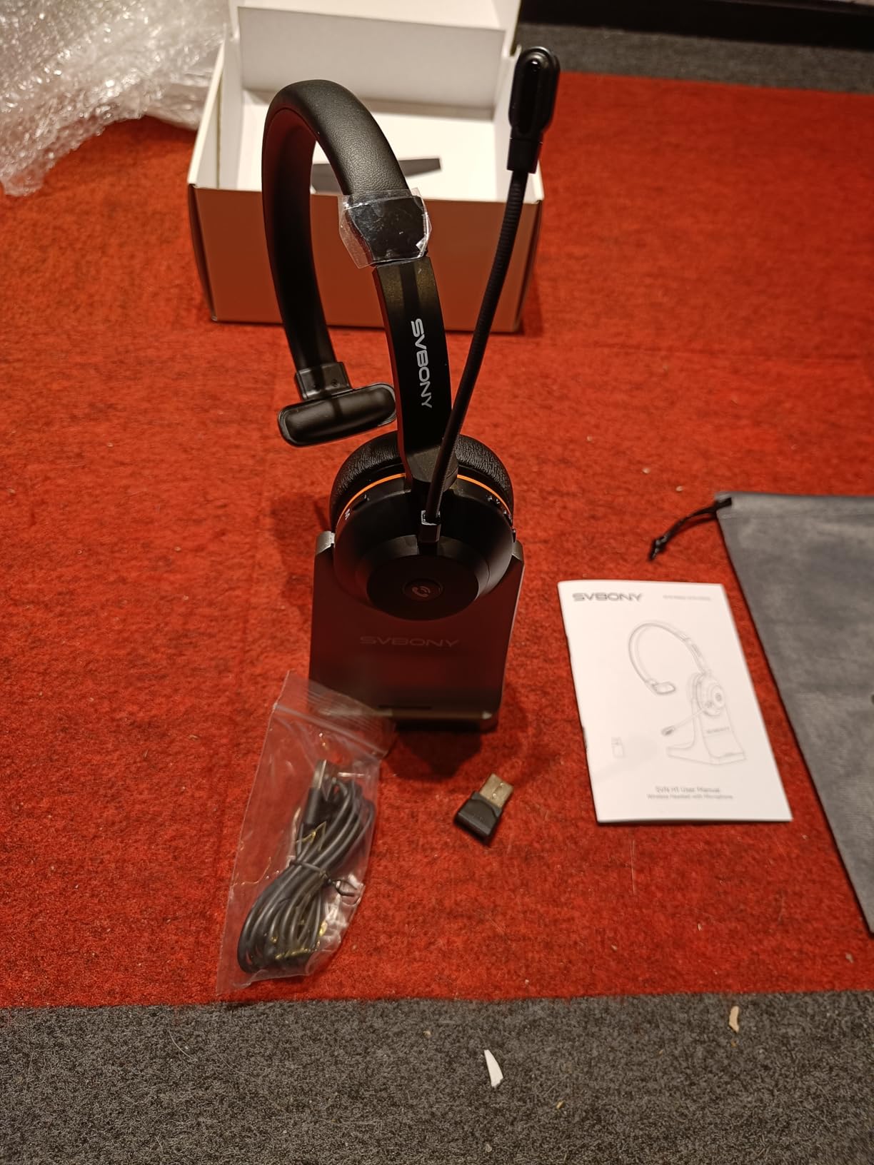 SVBONY SVN H1 Headset Bluetooth Mikrofon 1P 47 Std.