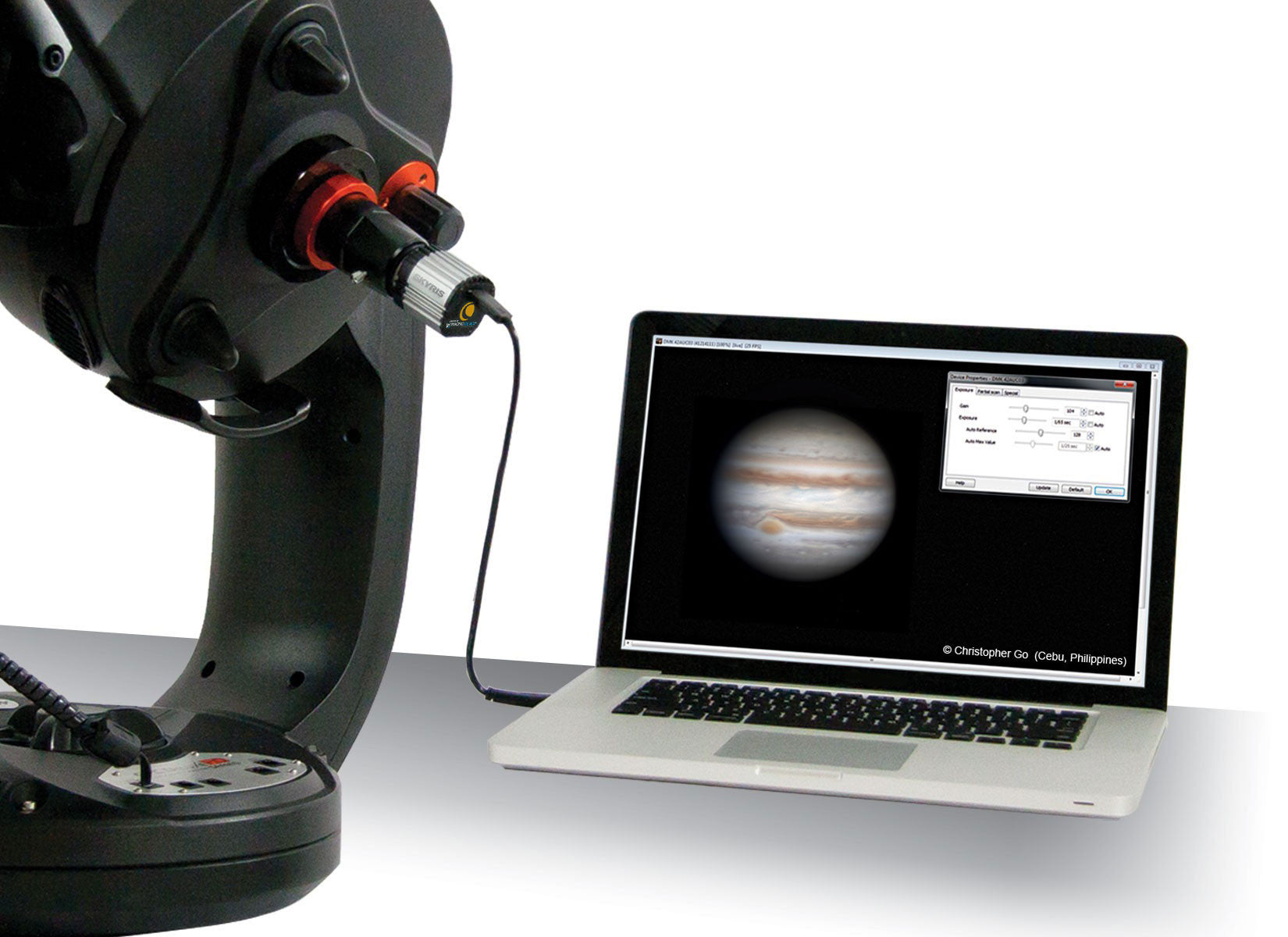 Celestron Skyris 445M Astrokamera Mono USB 3.0 Planeten