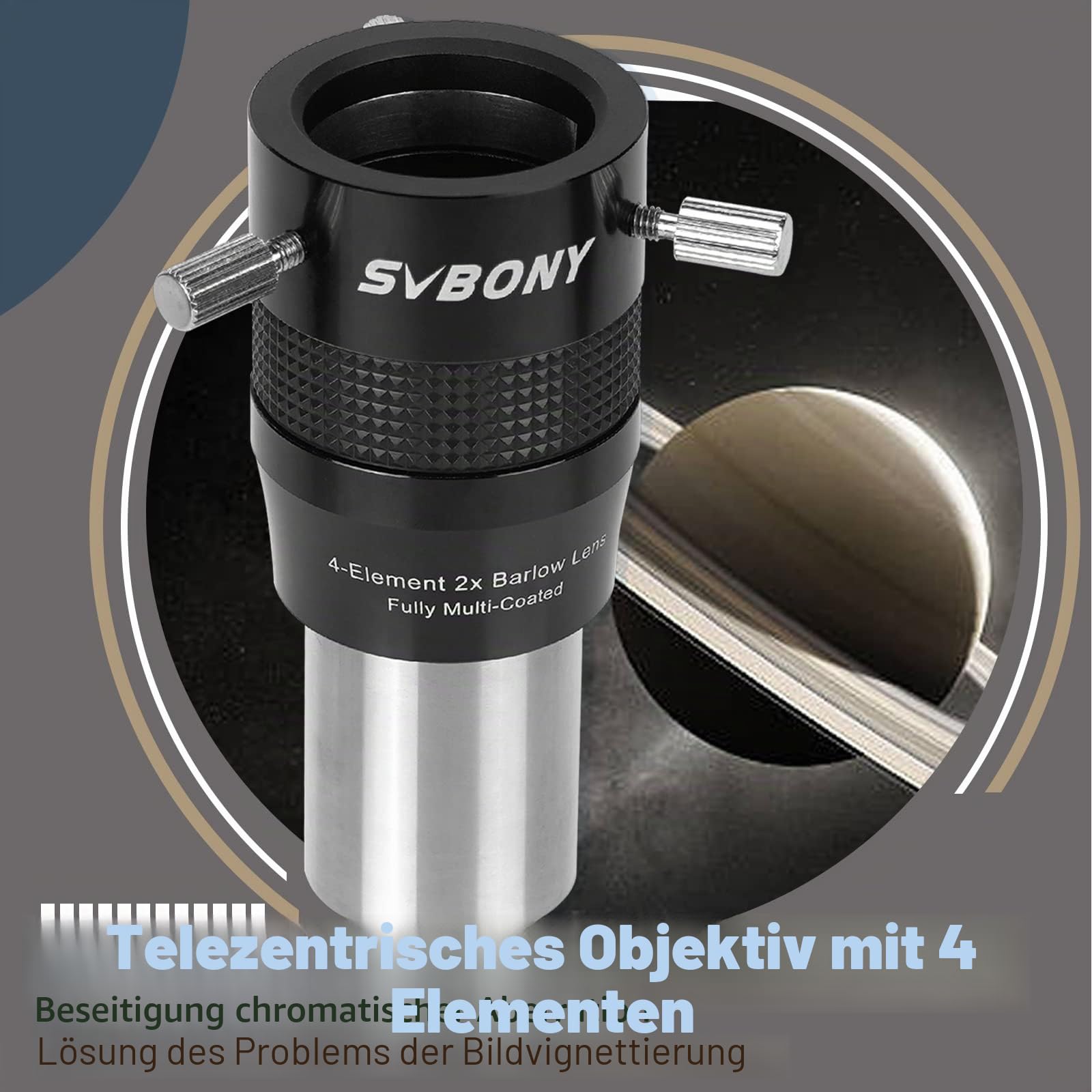 SVBONY SV216 Barlowlinse 2x 1,25" APO