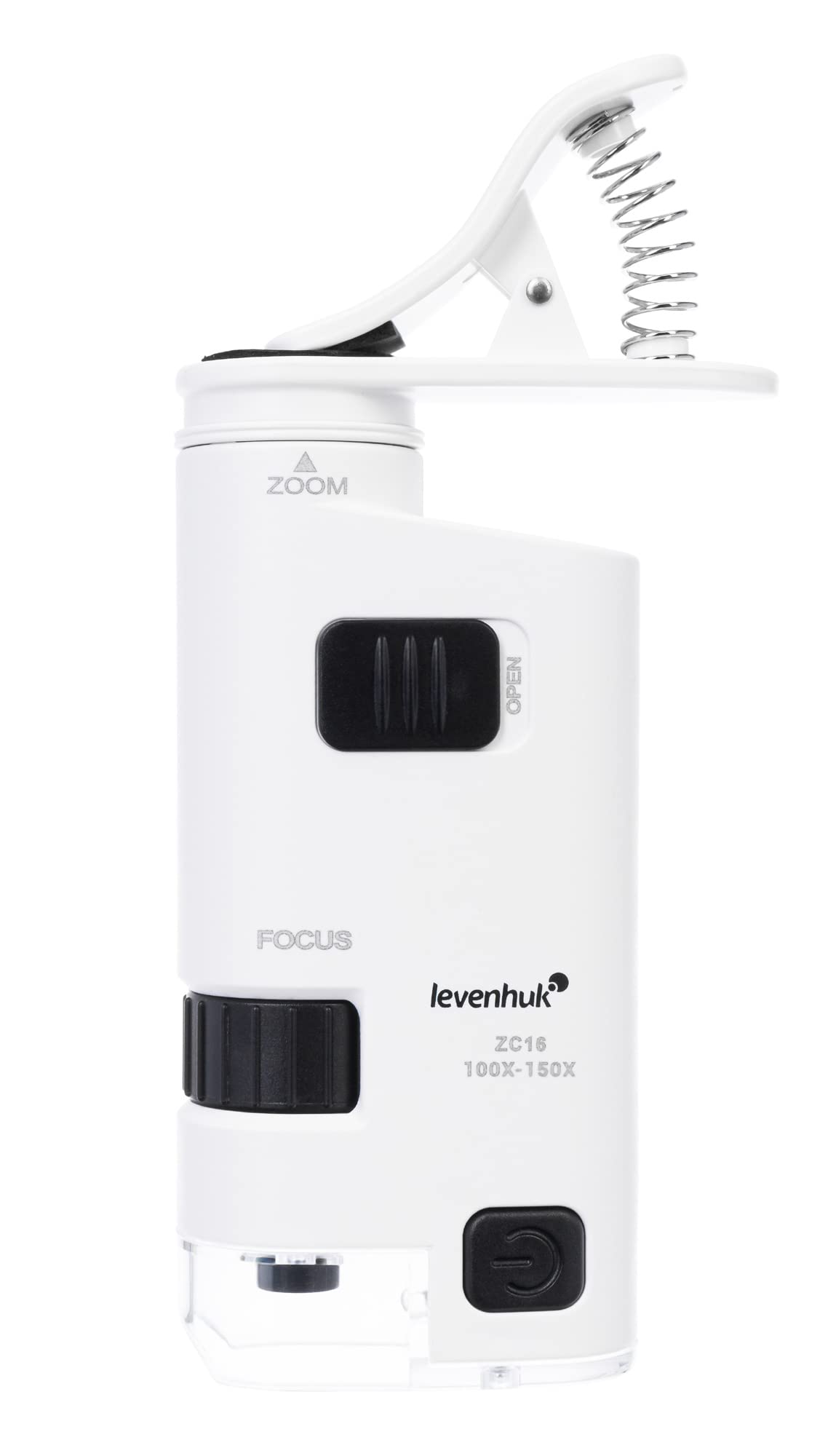 Levenhuk Zeno Cash ZC16 Taschenmikroskop 100-150x LED Clip