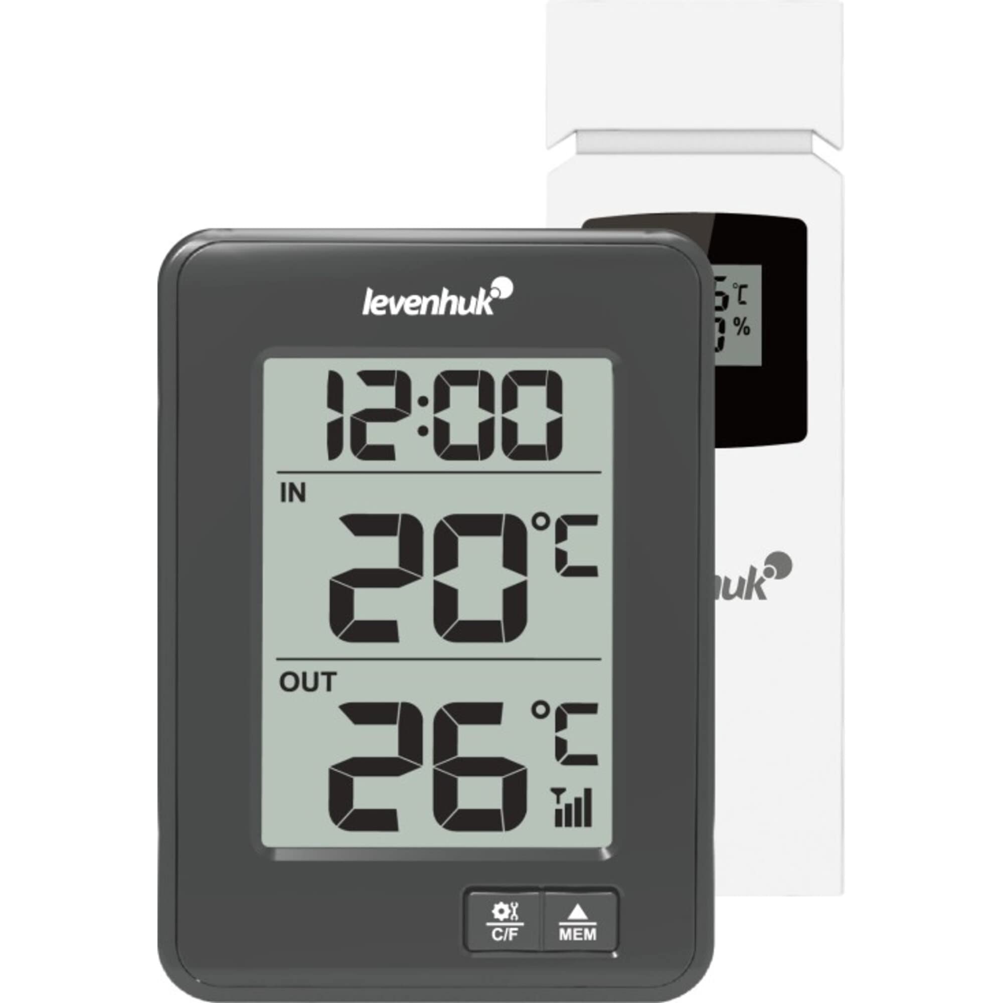 Levenhuk Wezzer BASE L50 Thermometer Hygrometer mit Fernsensor