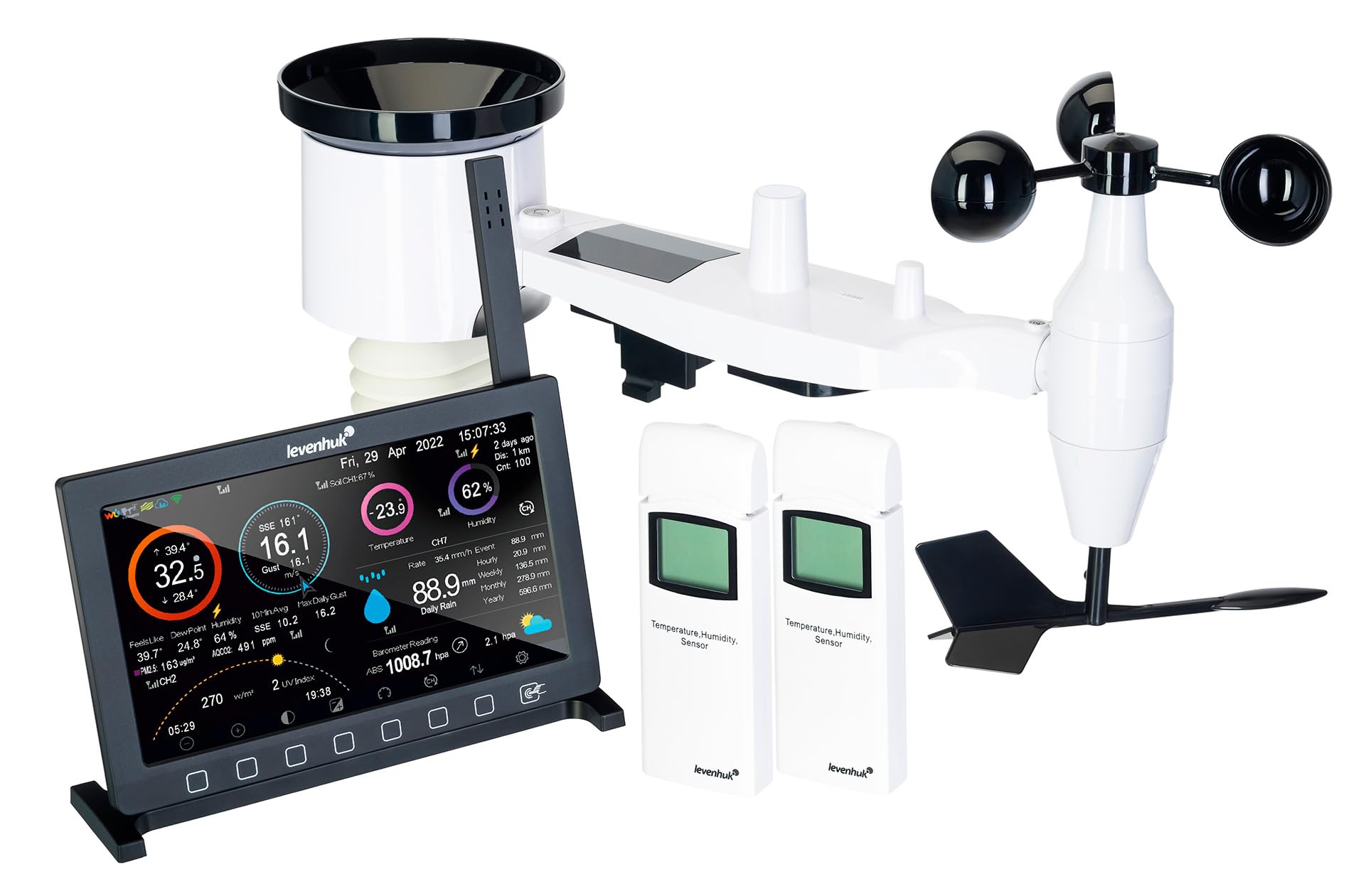 Levenhuk Wezzer PRO LP500 Wetterstation WLAN Farbdisplay