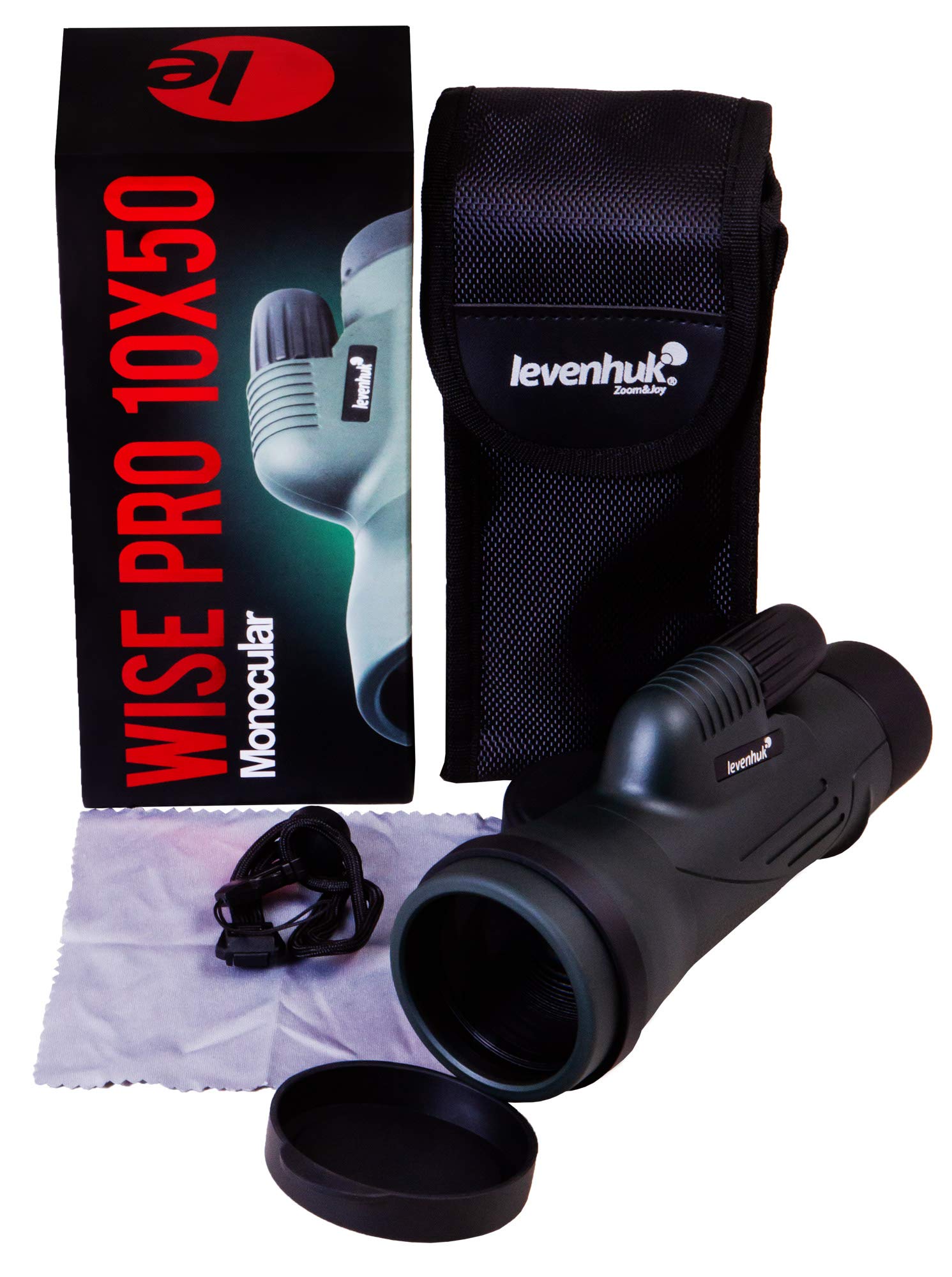 Levenhuk Wise PRO 10x50 Monokular BaK-4 IPX7