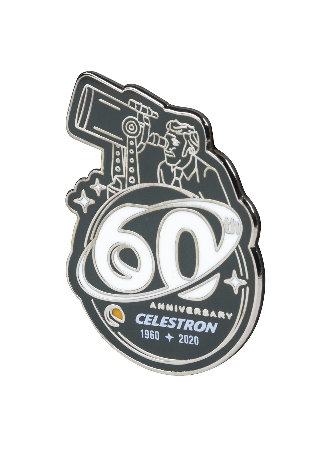 Celestron 60th Anniversary Pin Emaille-Anstecker