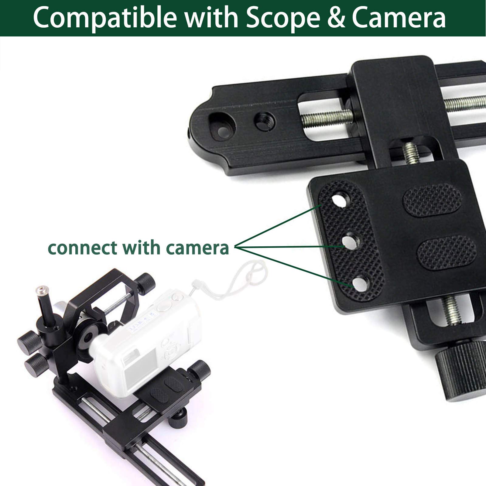 SVBONY Astro Accessories Telefon Adapter Universal 360° Alu