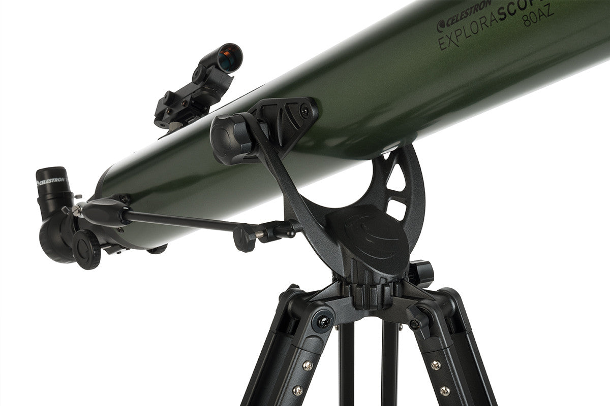 Celestron ExploraScope 80AZ Teleskop Refraktor 80 mm