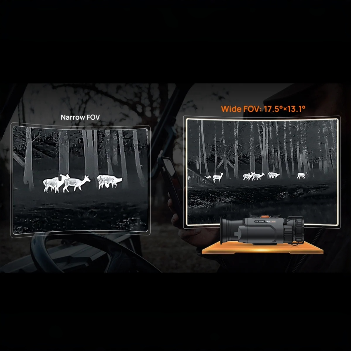 RIX STRIDE ST6 Lite Wärmebildmonokular + BM-01 Bundle