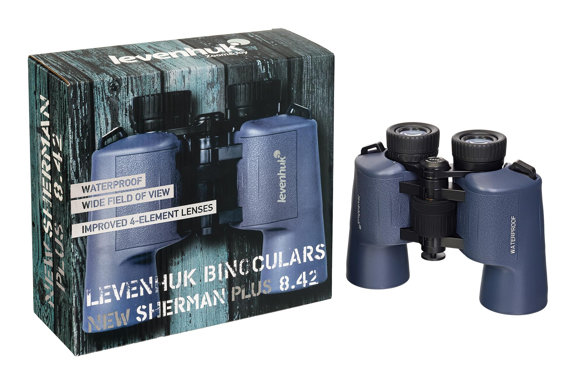 Levenhuk New Sherman Plus 8x42 Fernglas kompakt IP67