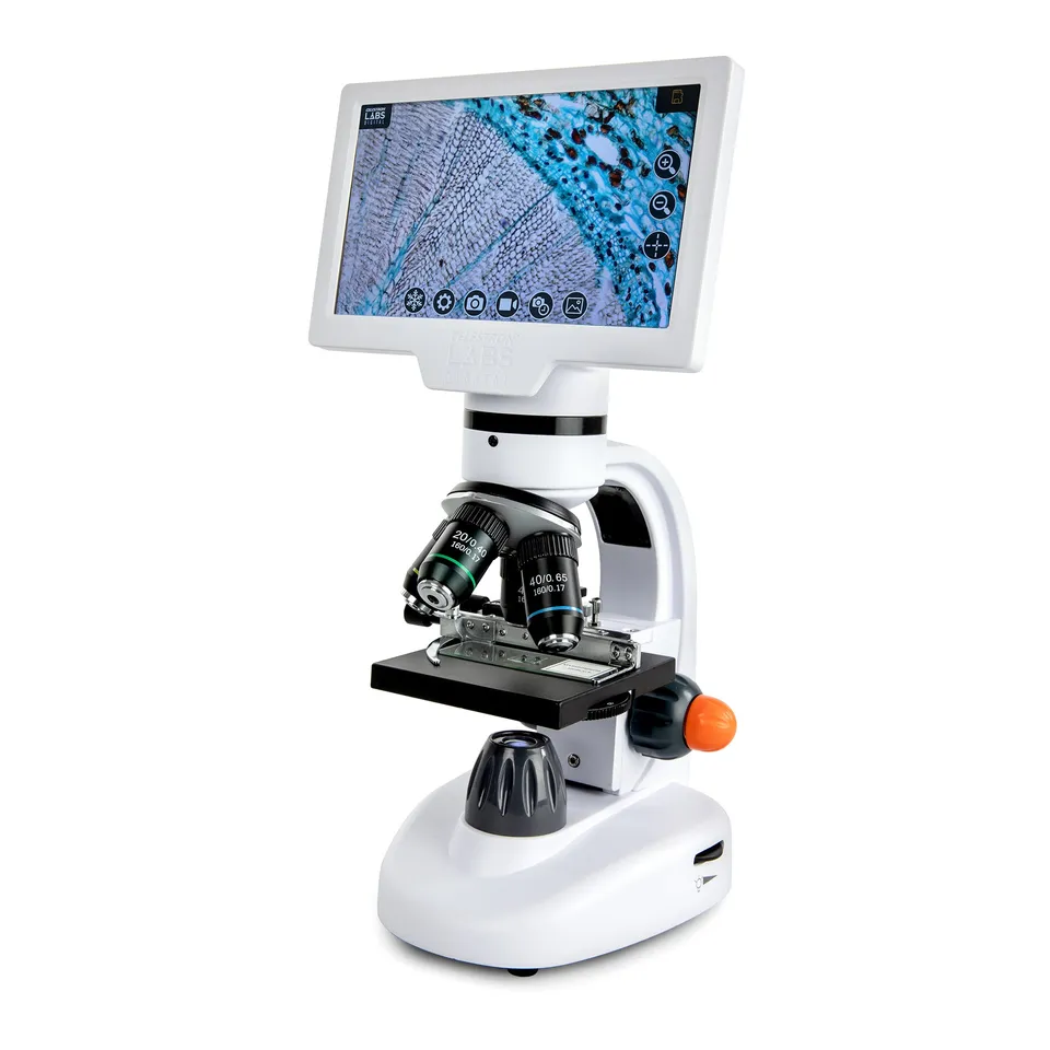 Celestron Labs Digital 7 Zoll LCD-Mikroskop 8MP 40x-400x