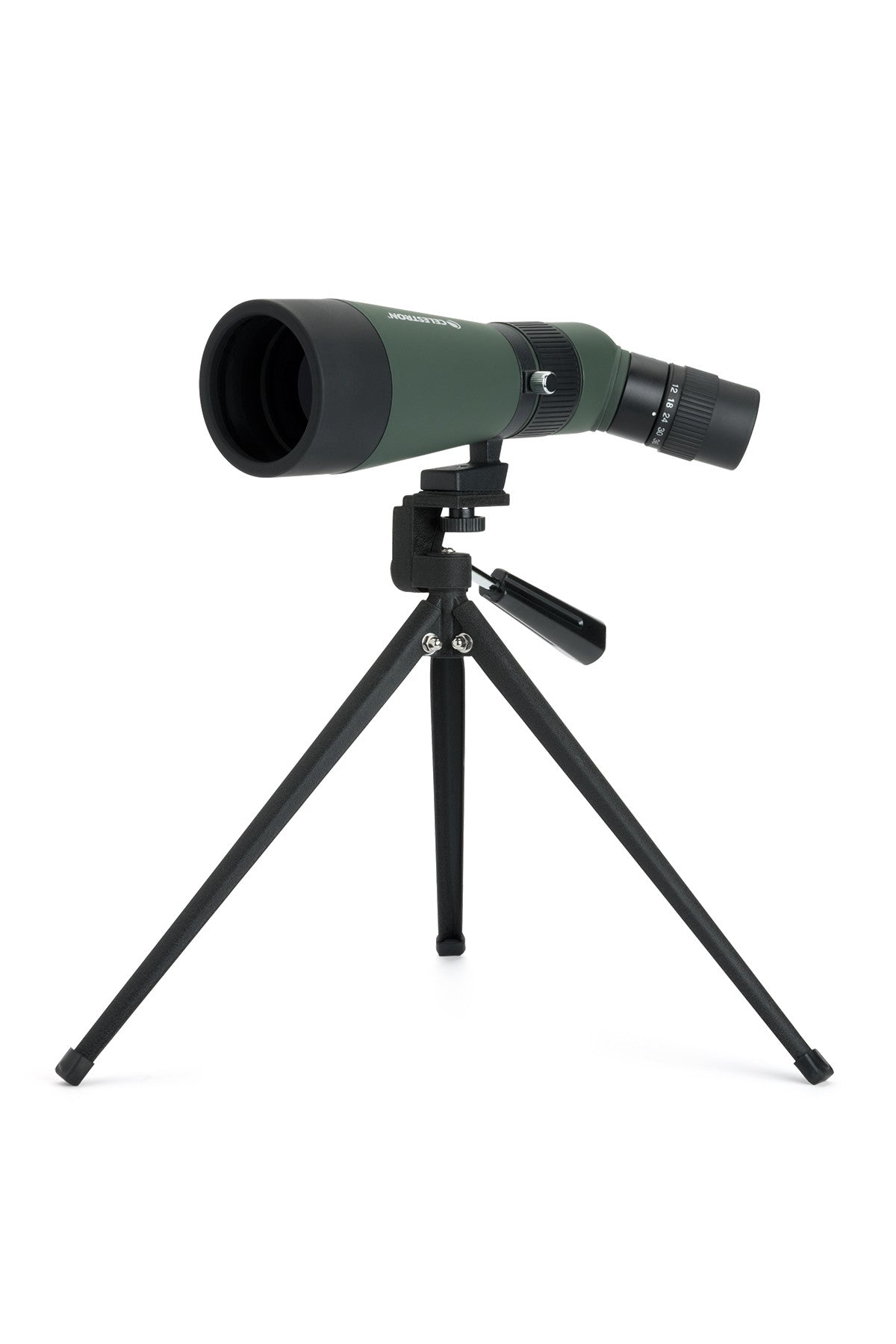Celestron LandScout 12-36x60 Spektiv gewinkelt mit Stativ