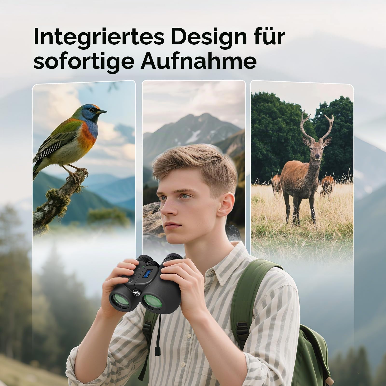 SVBONY SA208 8x42 ED Fernglas mit Kamera 8MP