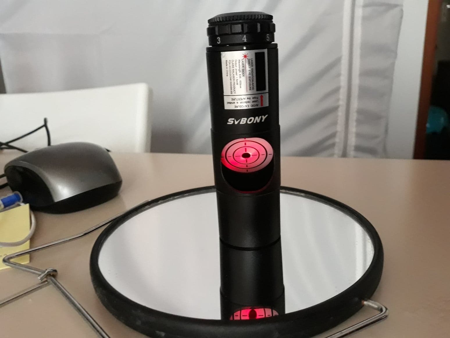 SVBONY Kollimator 1,25 Zoll Justierokular mit 2 Zoll Adapter