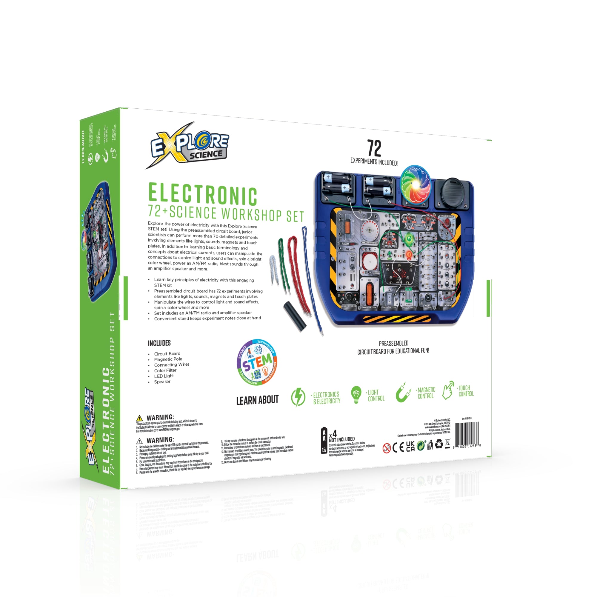 Explore Science Electronic 72+ Workshop Elektronik Baukasten