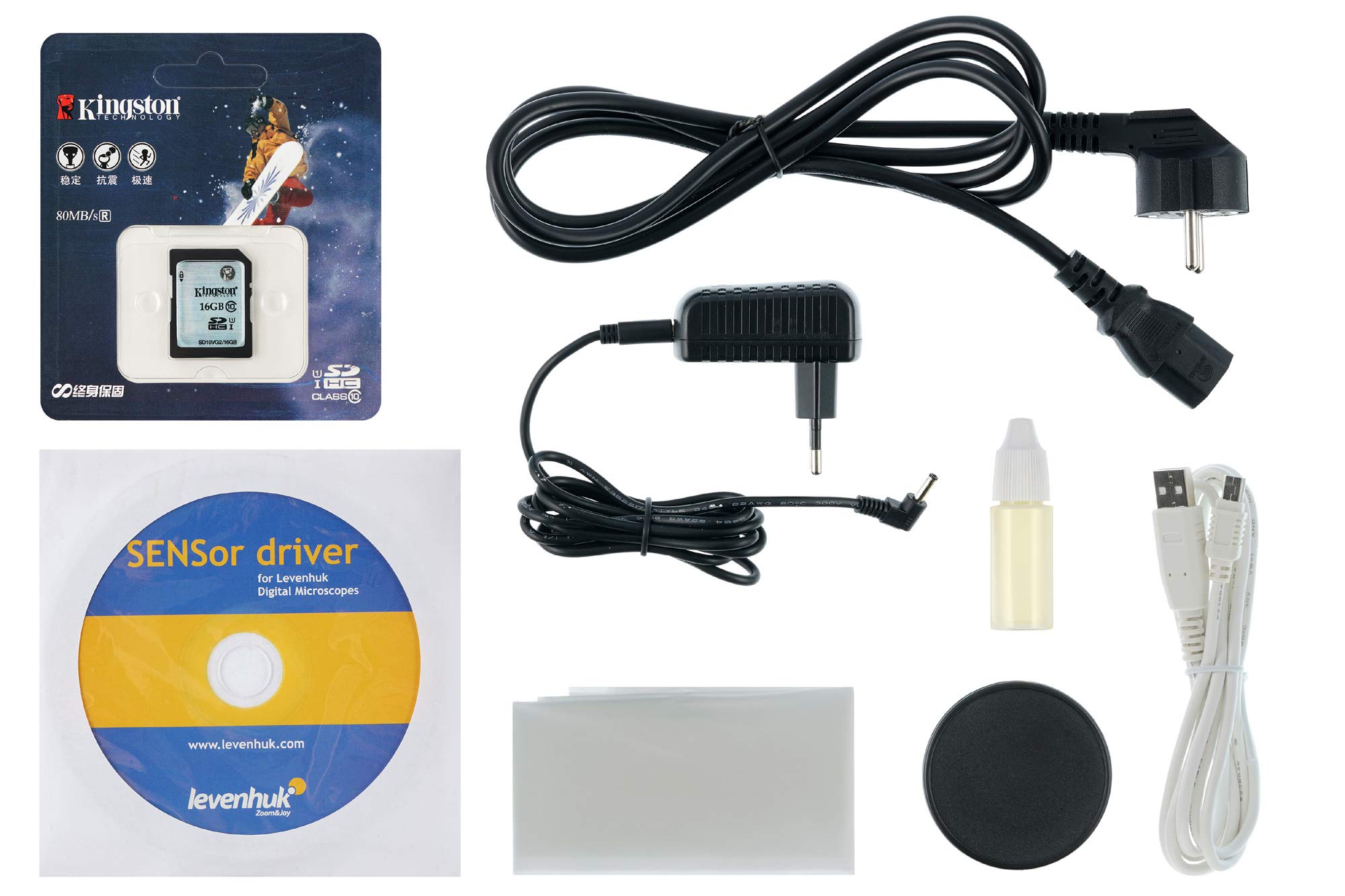 Levenhuk D90L LCD Digitalmikroskop 40-2000x 2MP LED