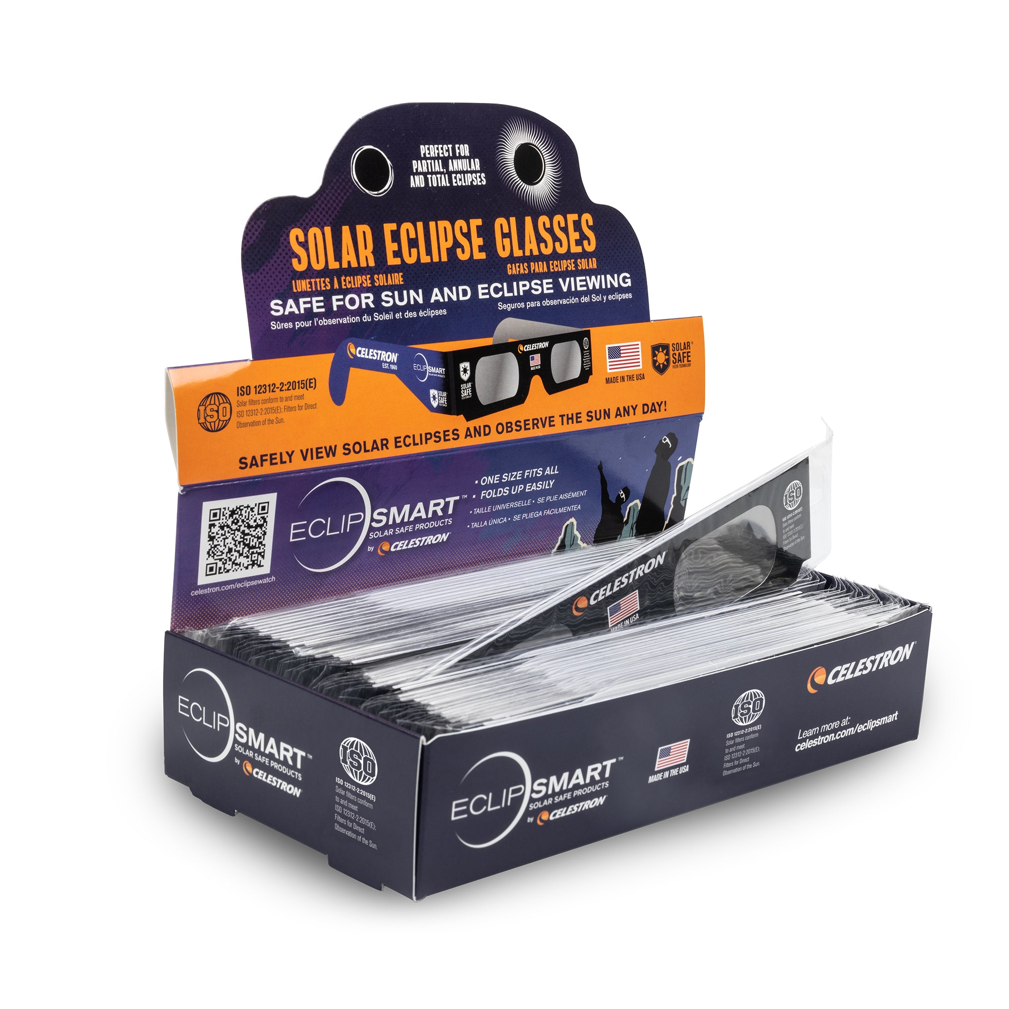 Celestron EclipSmart Sonnenfinsternisbrille ISO Solarfilter