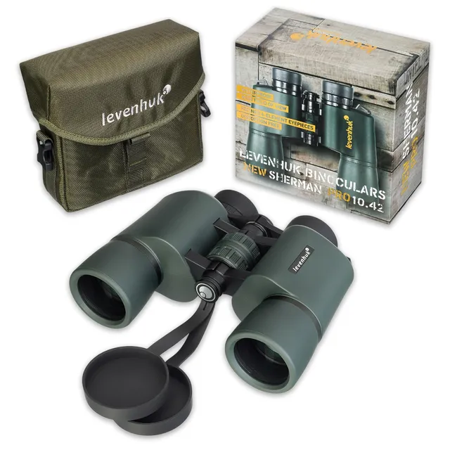 Levenhuk Sherman PRO 10x42 Fernglas Porro Dämmerung