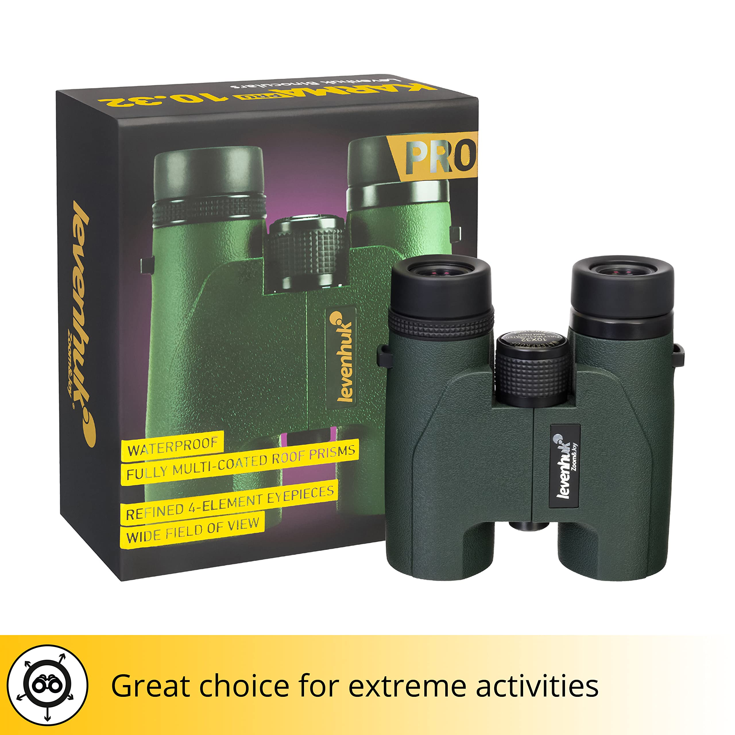 Levenhuk Karma PRO 10x32 Fernglas kompakt wasserdicht