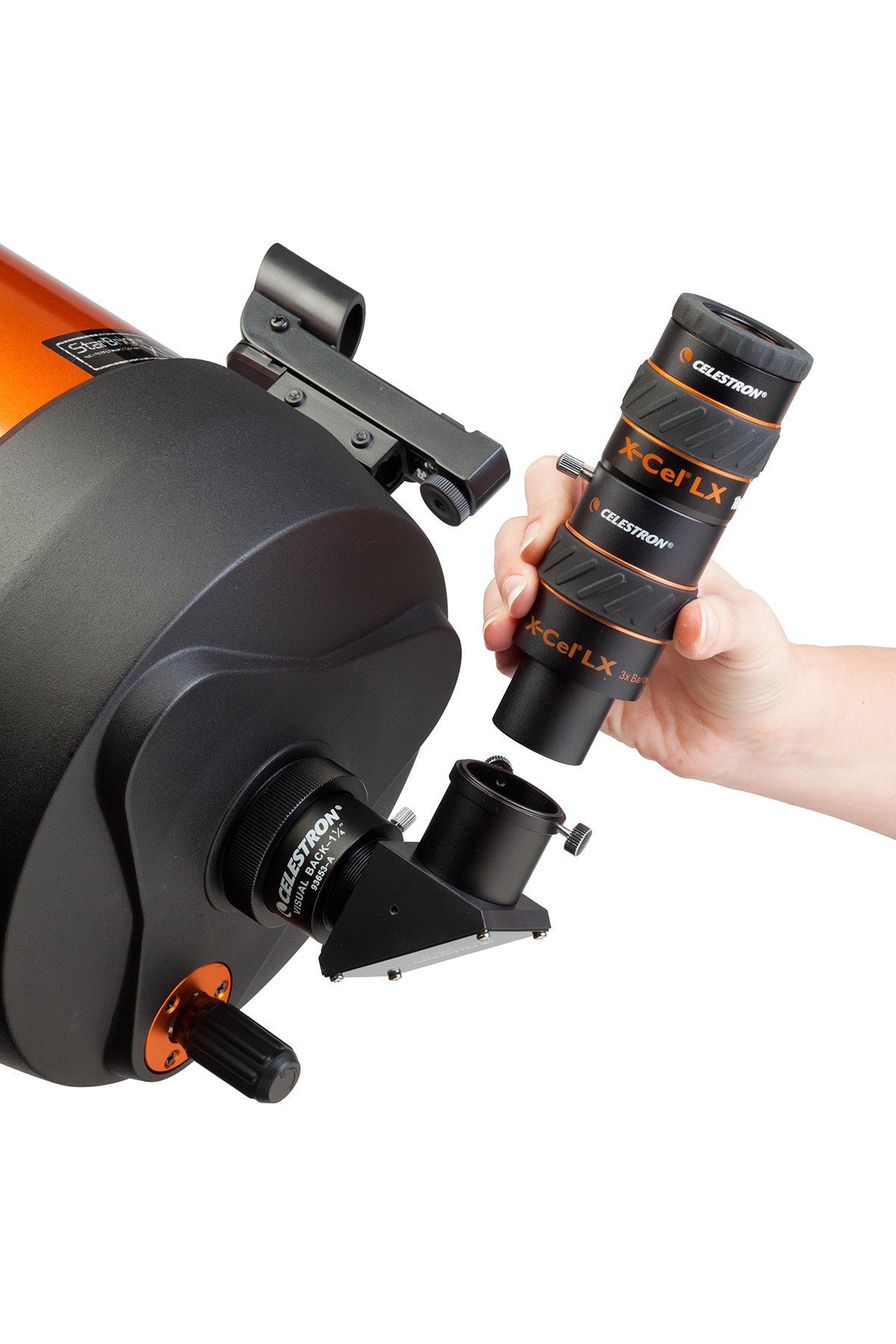 Celestron X-Cel LX 3x Barlow Linse 1,25 Zoll Mond Planeten